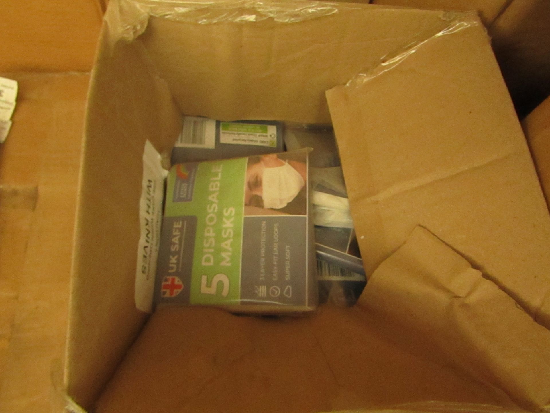 2x Box of 50x face disposal mask - New & Boxed.