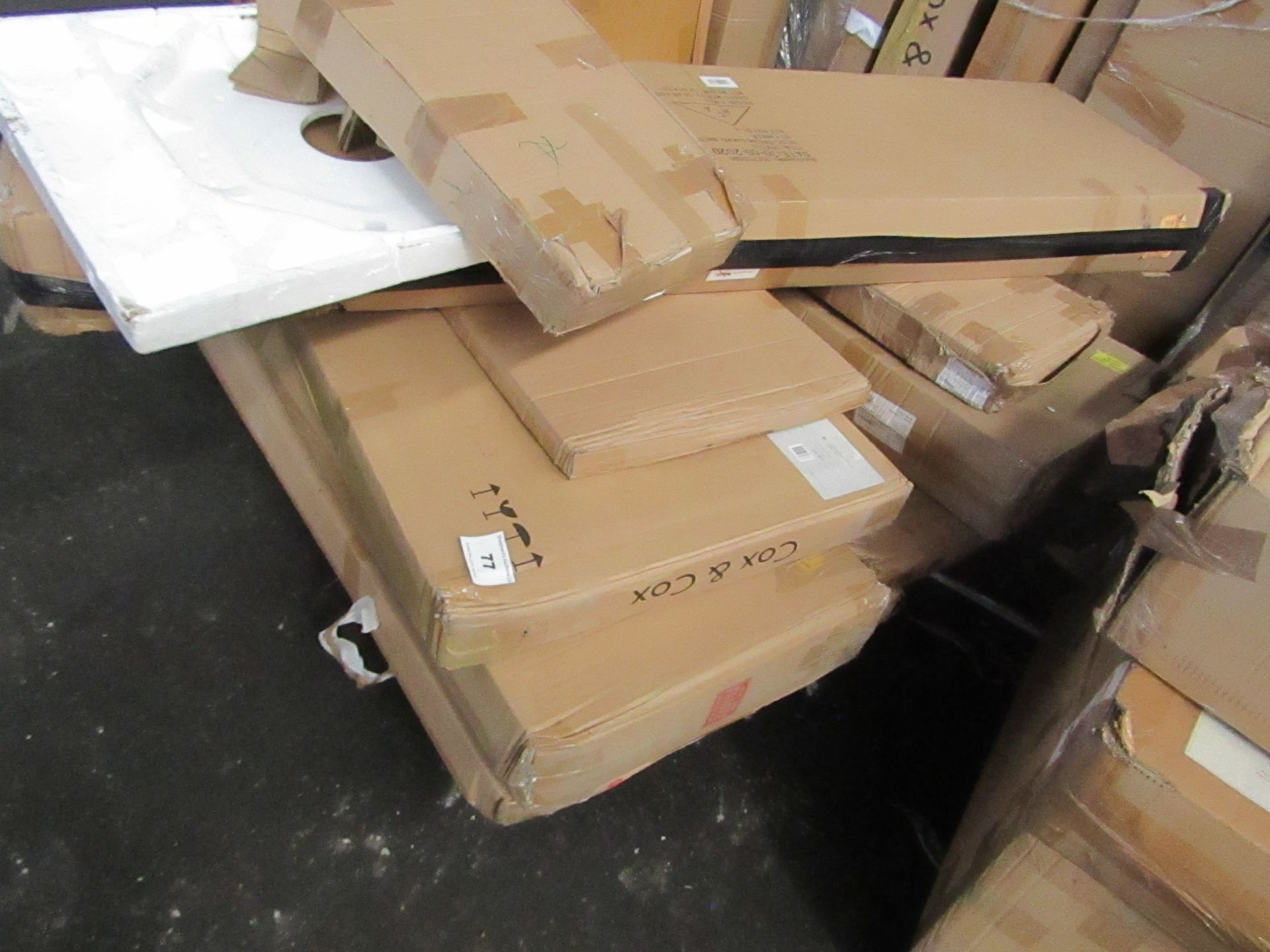 | 1X | PALLET OF FAULTY / MISSING PARTS / DAMAGED CUSTOMER RETURNS COX & COX STOCK UNMANIFESTED |