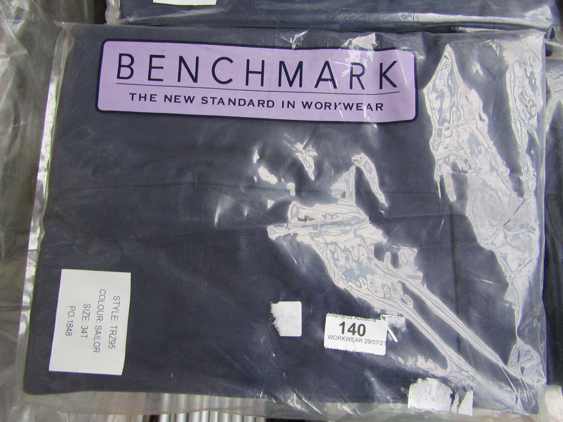 BenchMark - Work Trousers Sailor Blue - Size 34T - New & Packaged.