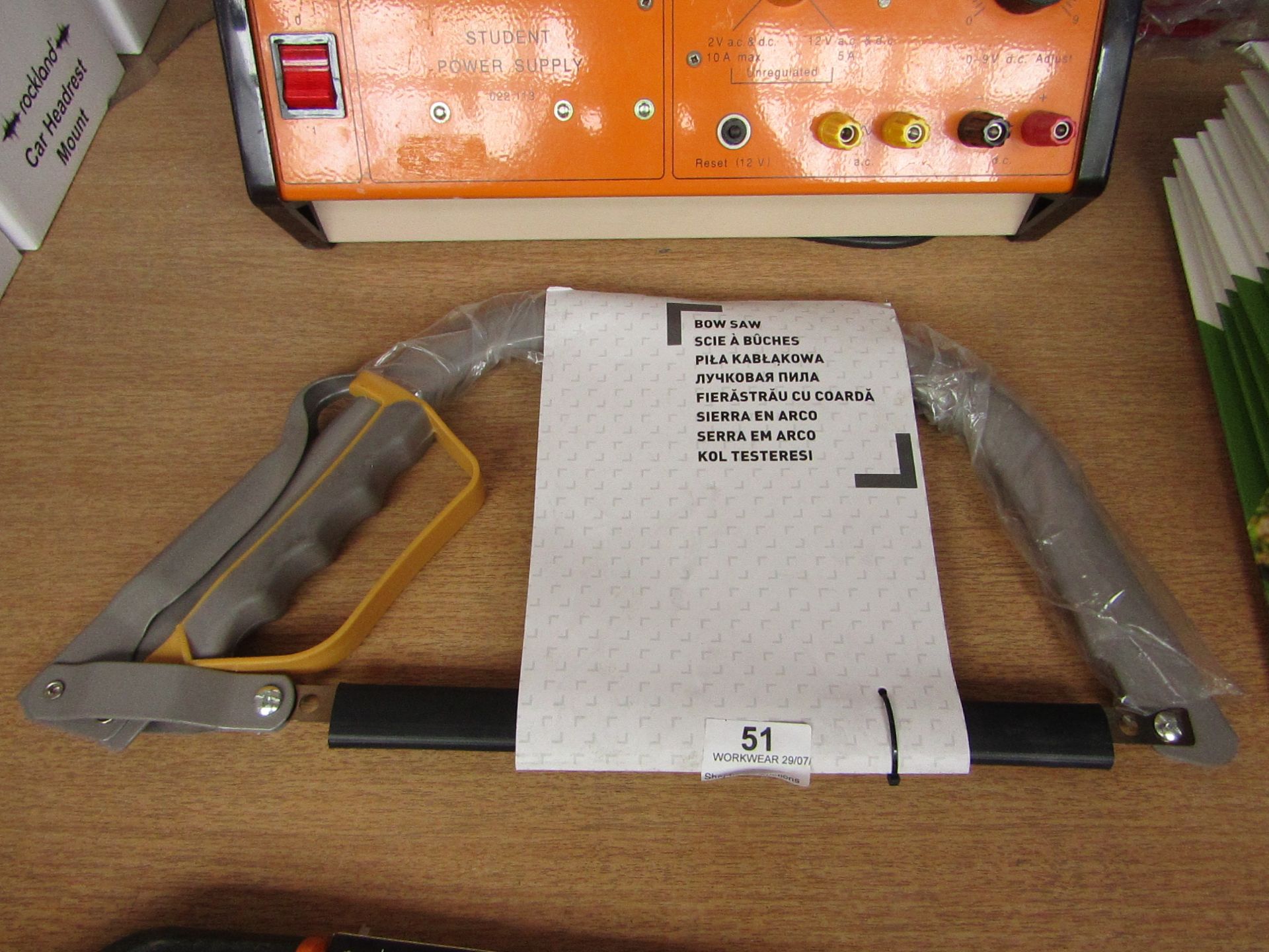 B&Q - Small Bow Saw - Unused & Packaged.