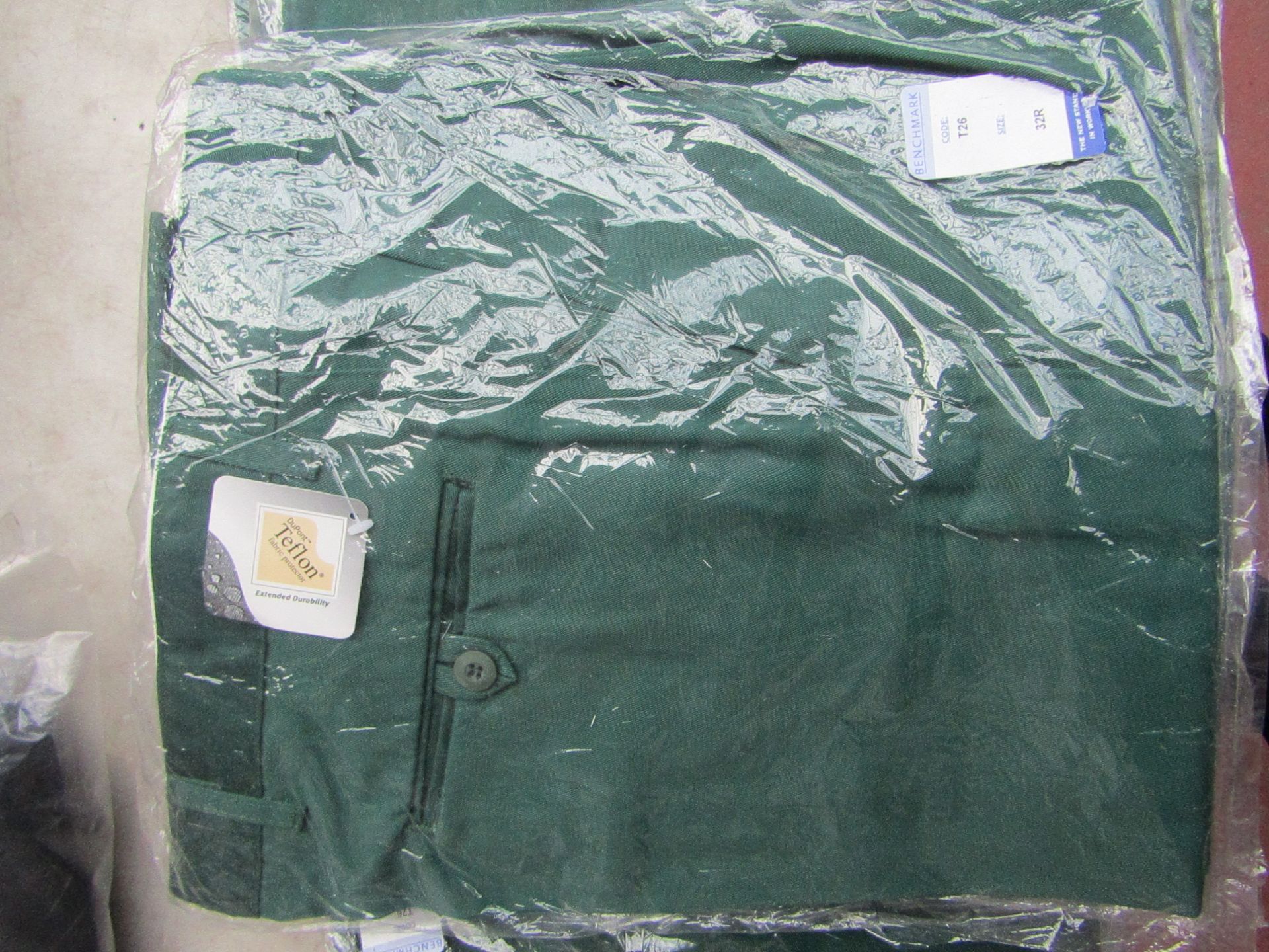 BenchMark - Work Trousers - Bottle Green - Size 32R - New & Packaged.