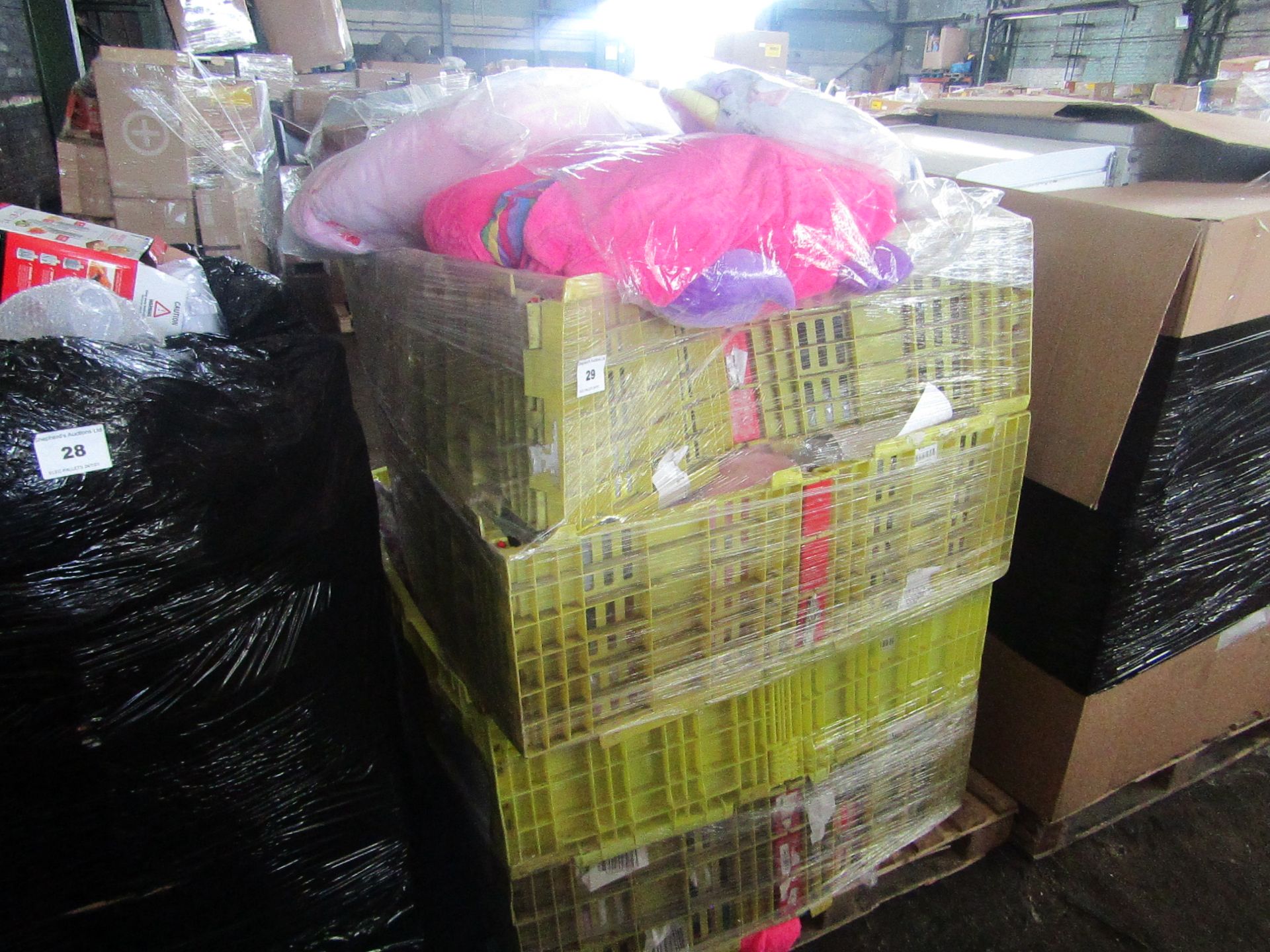 | 1X | PALLET OF FAULTY / MISSING PARTS / DAMAGED RAW CUSTOMER RETURNS HAPPY NAPPERS SLEEPING BAGS