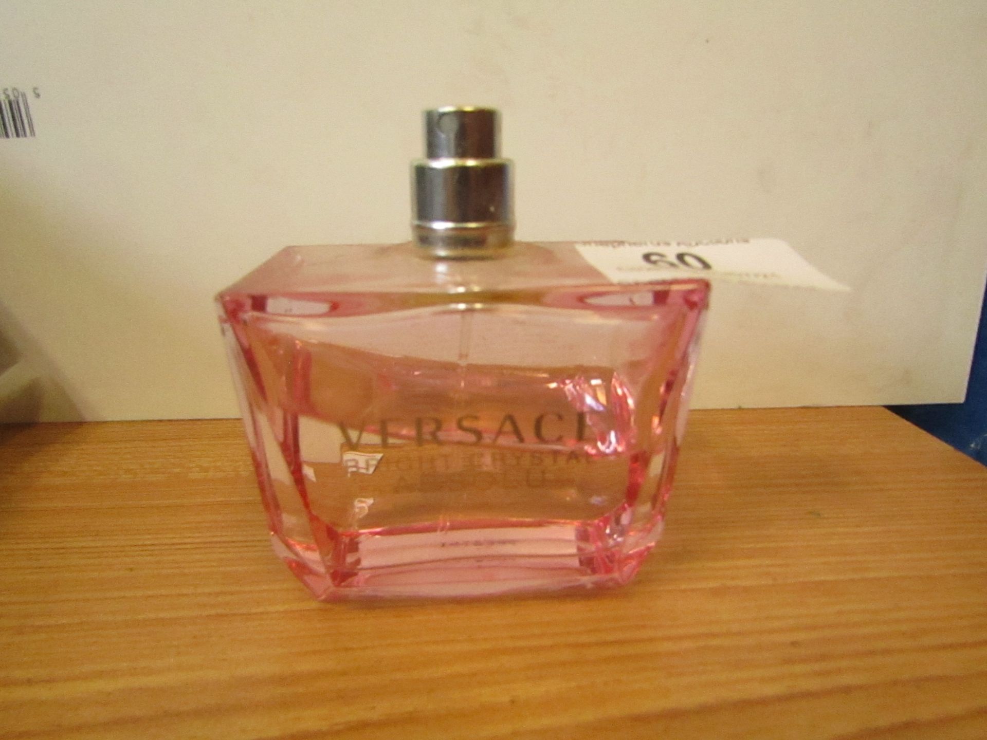 80ml bottle of Versace Bright Crystal Absolu, appears to be at least 60% full