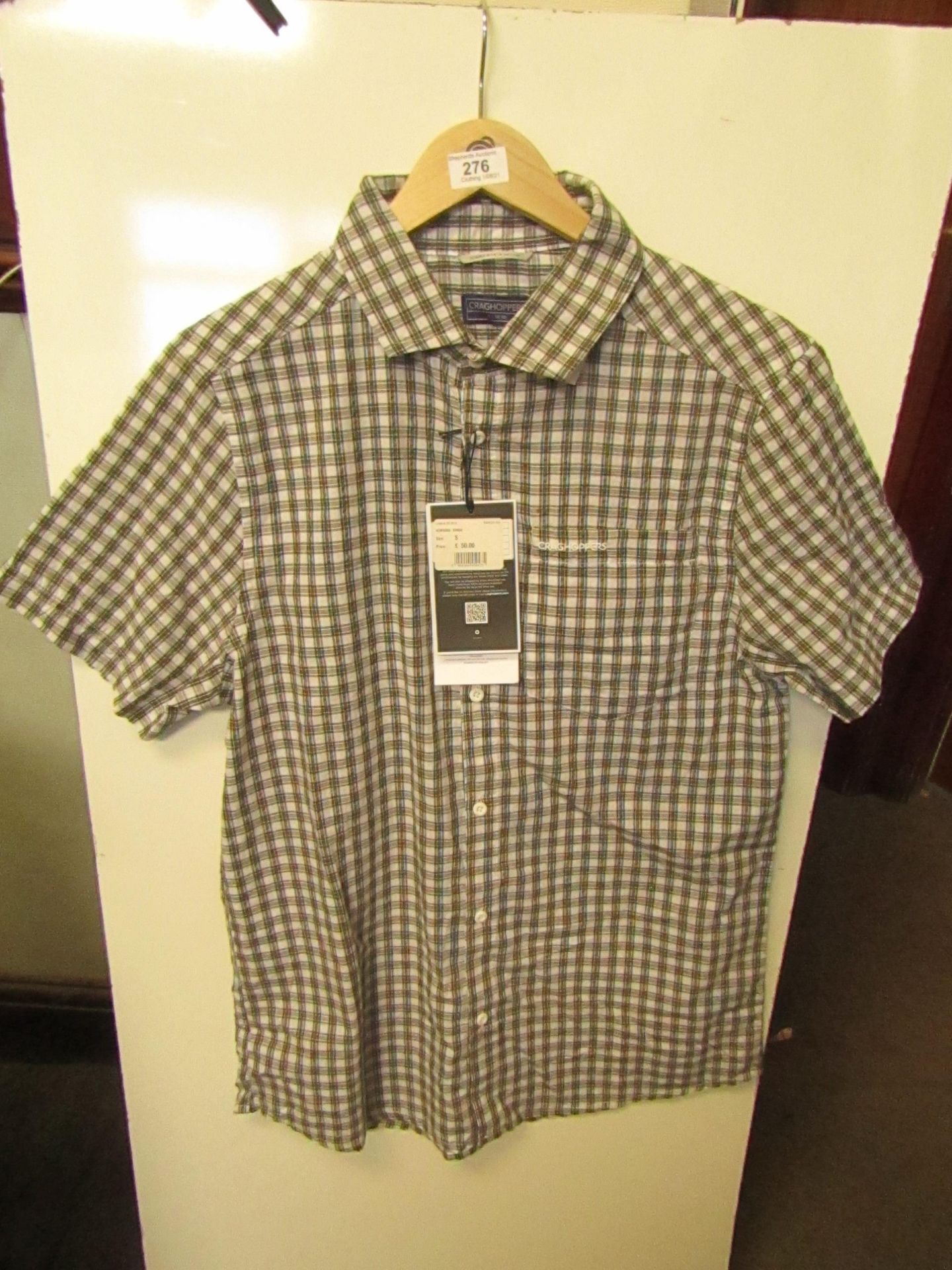 Graghoppers Mens Short Sleeve Shirt size M RRP £ 50 new with tag