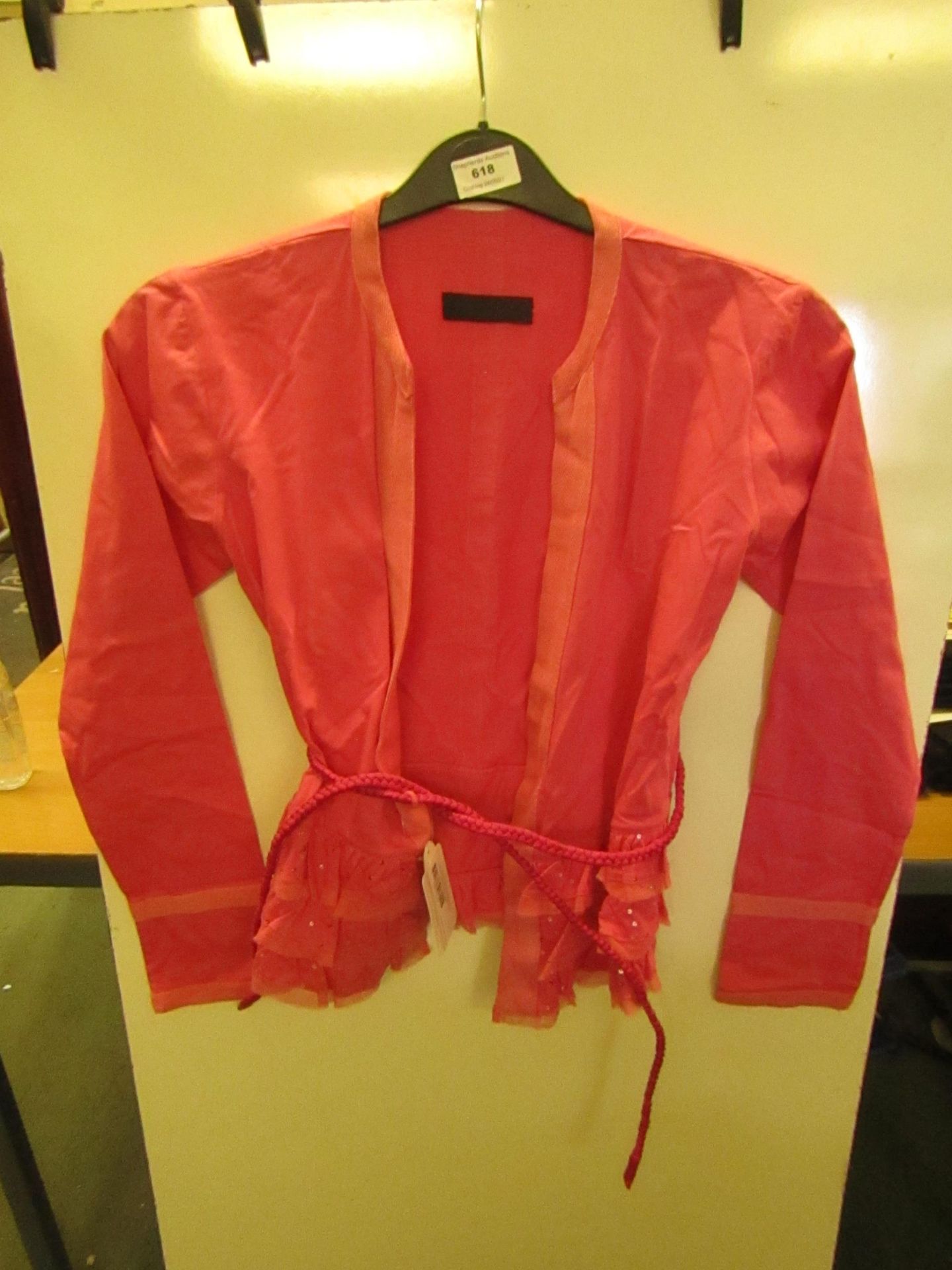 Esther Franklin Pink Wrap Jacket Size 6 New & Packaged