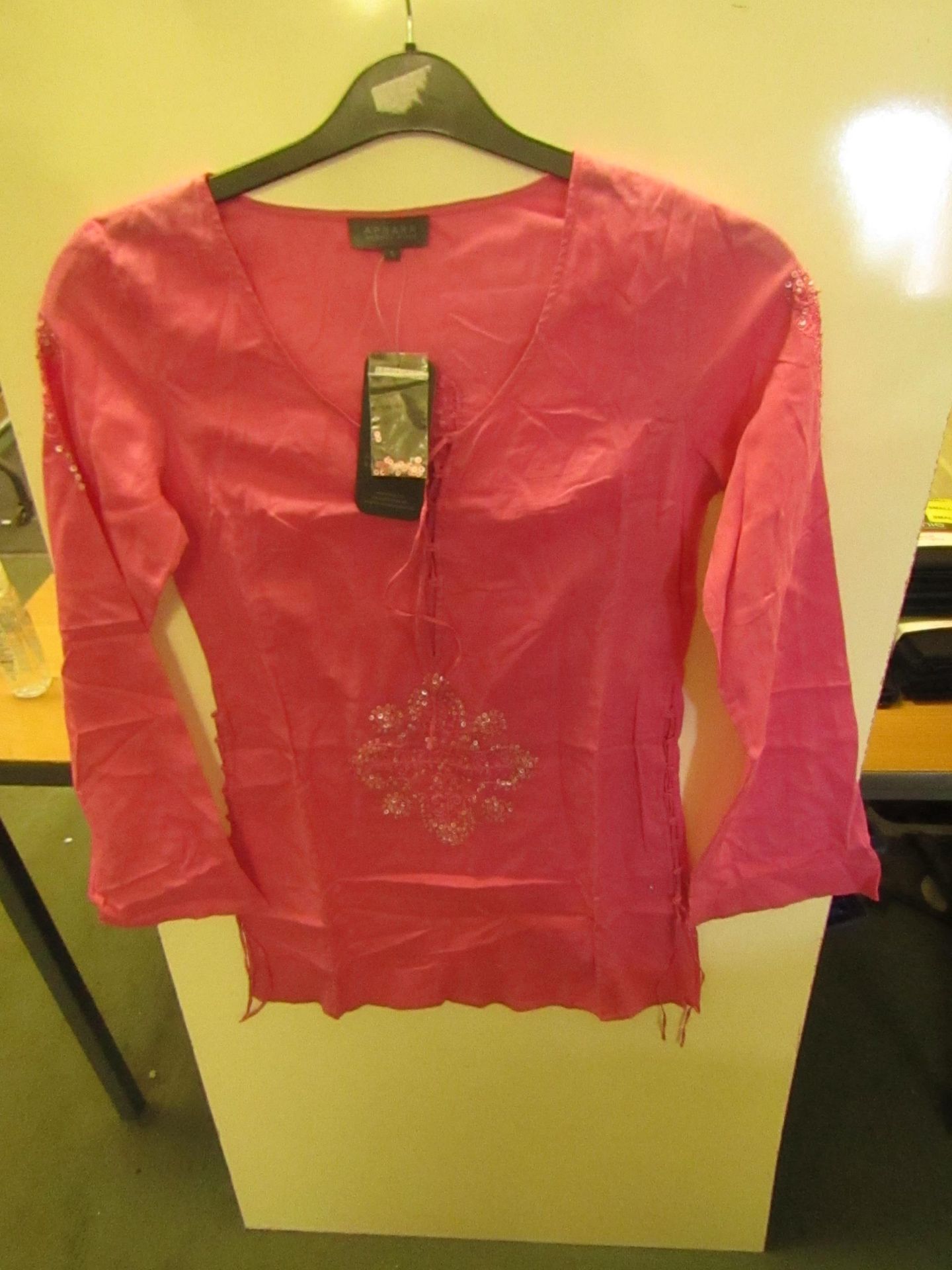 Apsara Kurta Resort Wear Pink Size X/S New & Packaged