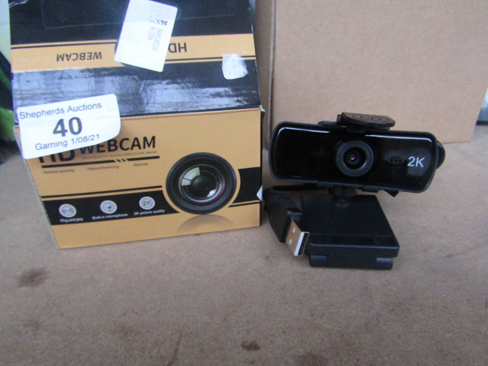HD Webcam - Untested & boxed -