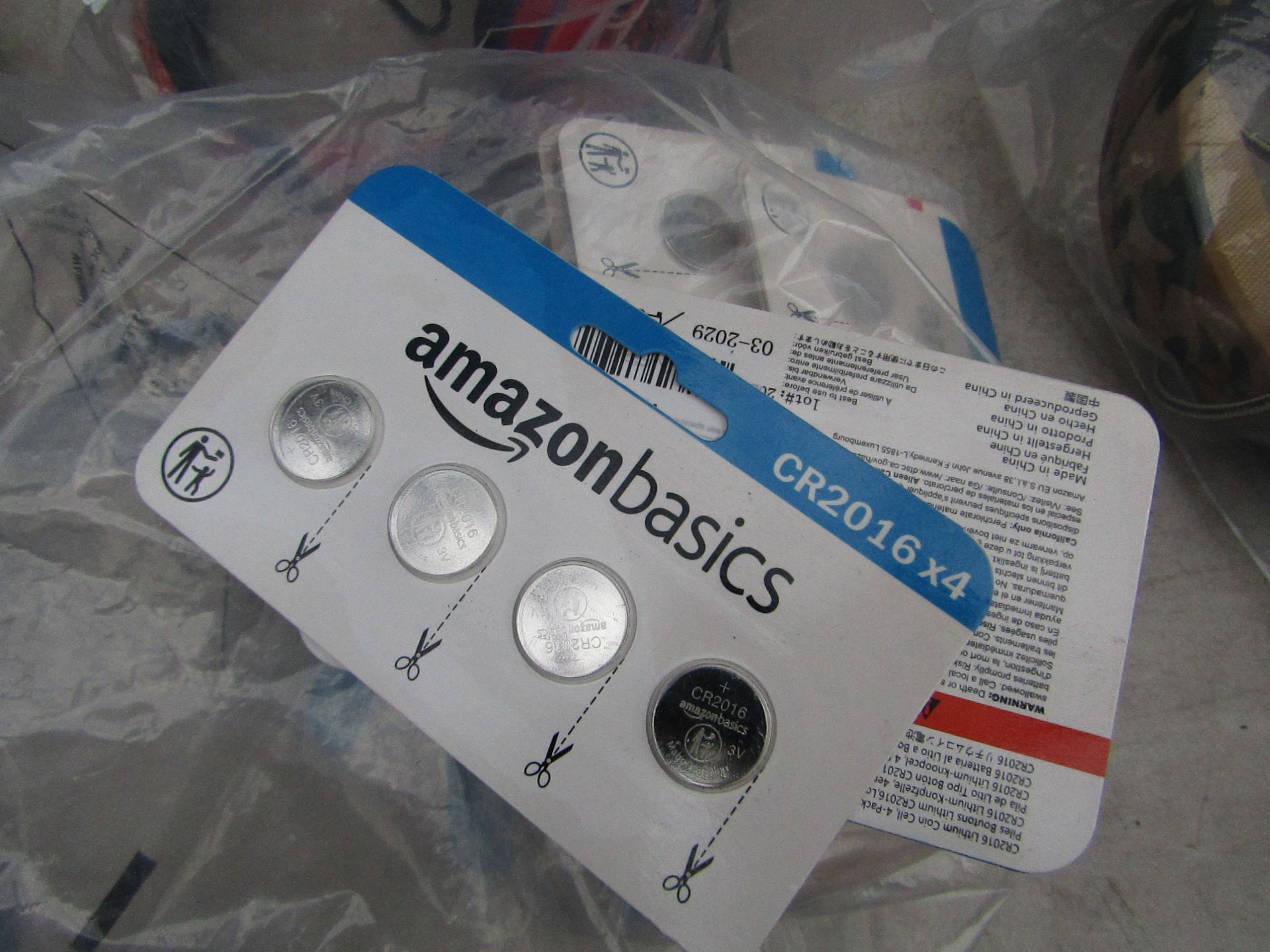 Bag Containing around 20x Amazon basic watch batteries