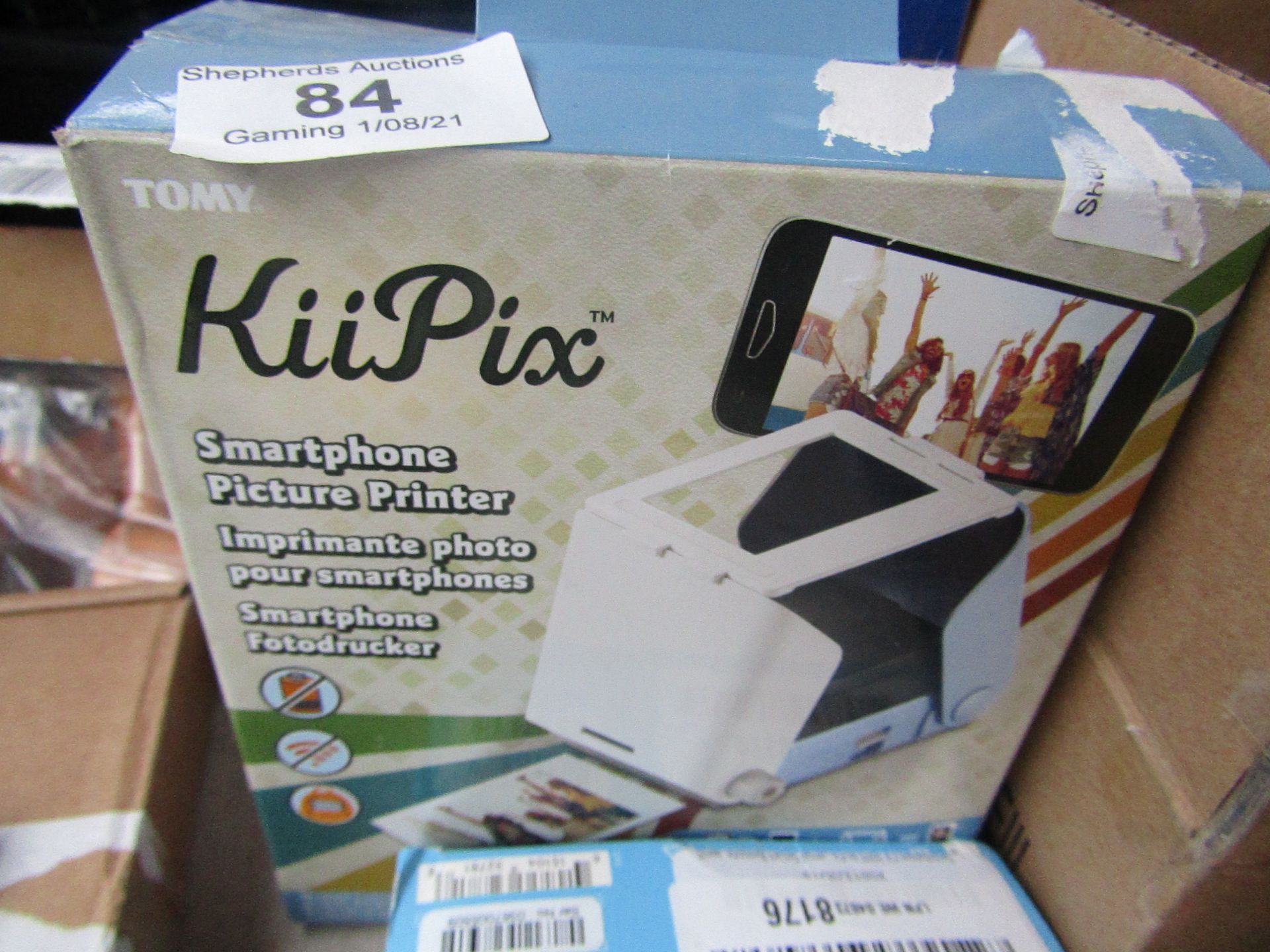 KiiPix Smartphone photo printer - Untested & Boxed -