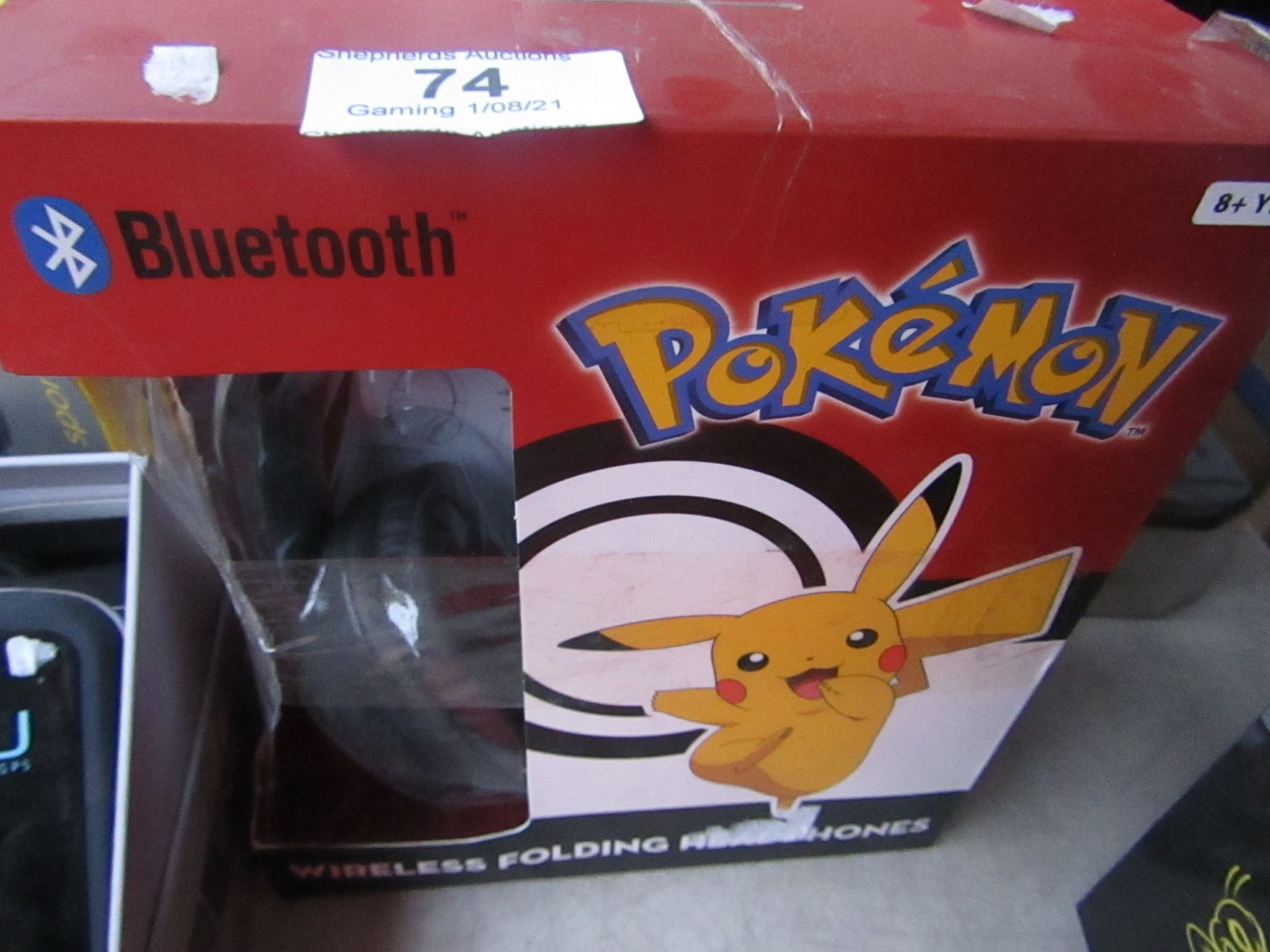 Pokemon Pikachu Wirless Folding Headphones - Unchecked & Boxed