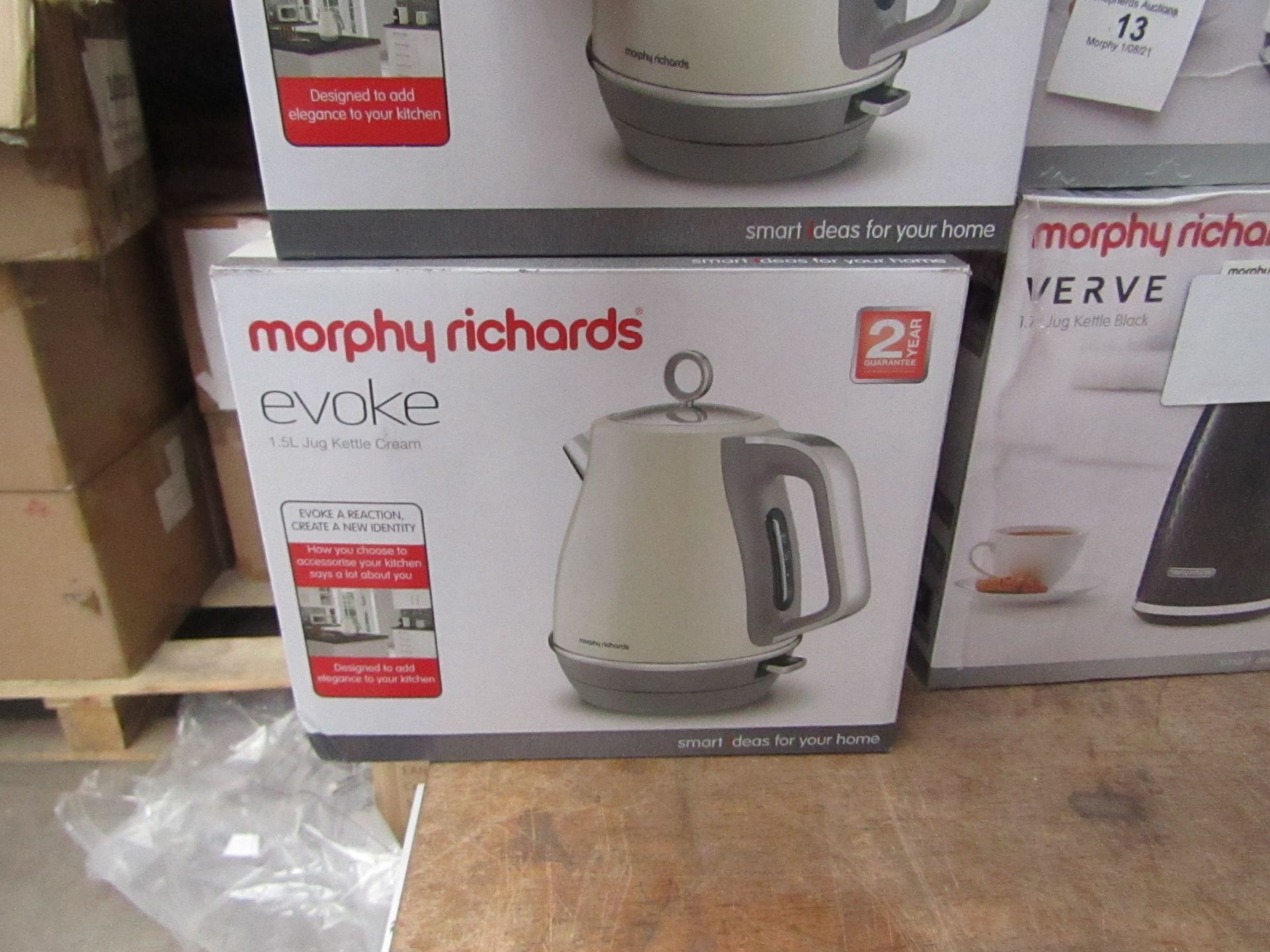 Morphy Richards Evoke 1.5L jug cream kettle, brand new and boxed. RRP £49.99