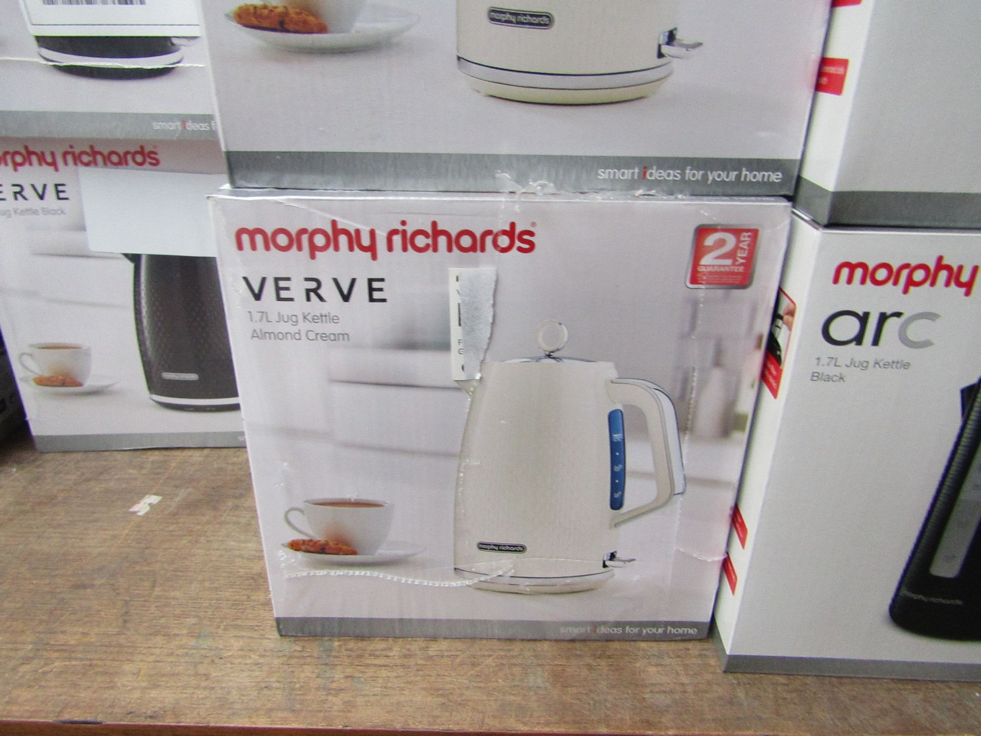 Morphy Richards Verve 1.7L jug cream kettle, brand new and boxed. RRP £42.99