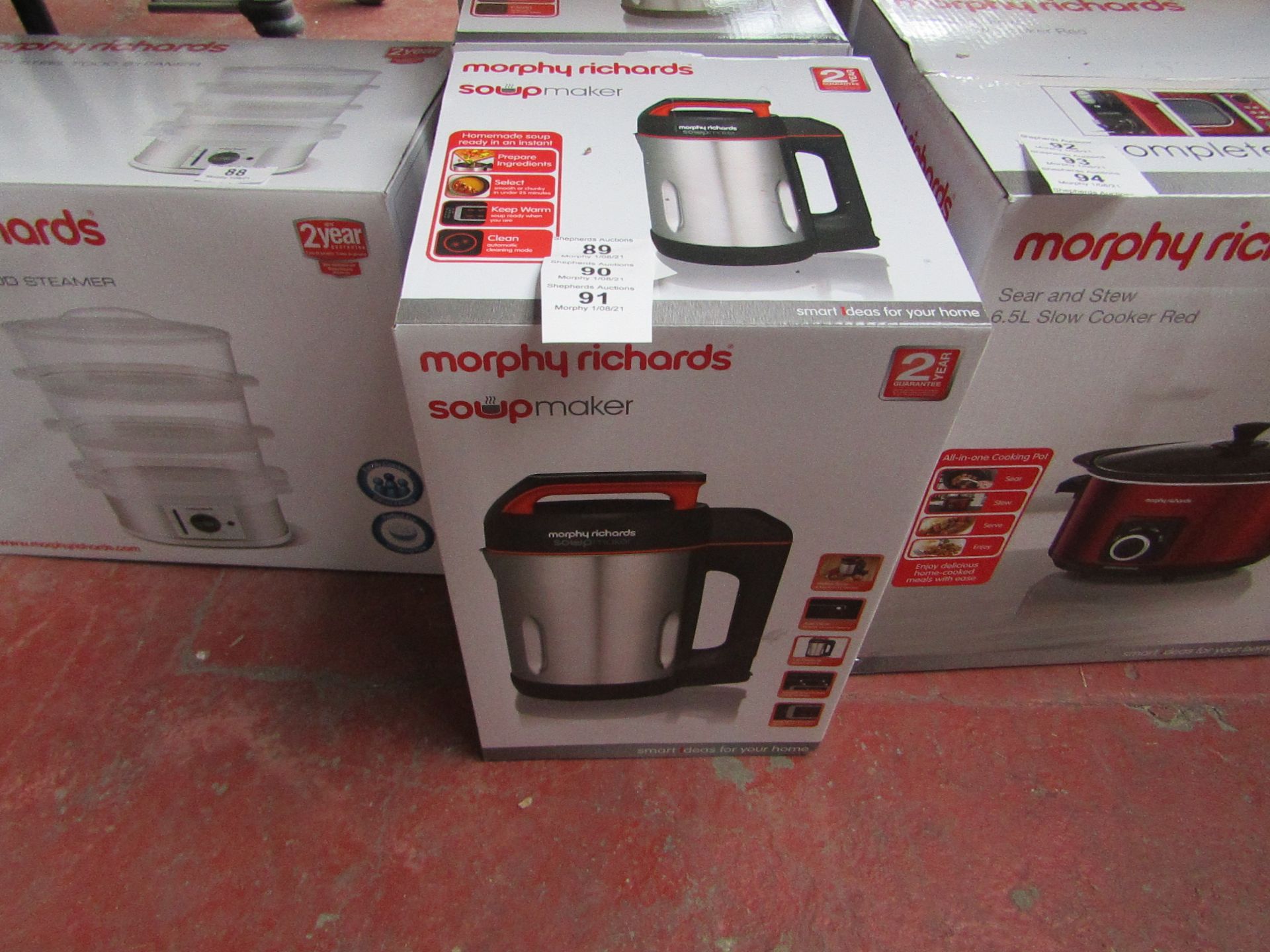 Morphy Richards Soup Maker, brand new and boxed. RRP £59.99