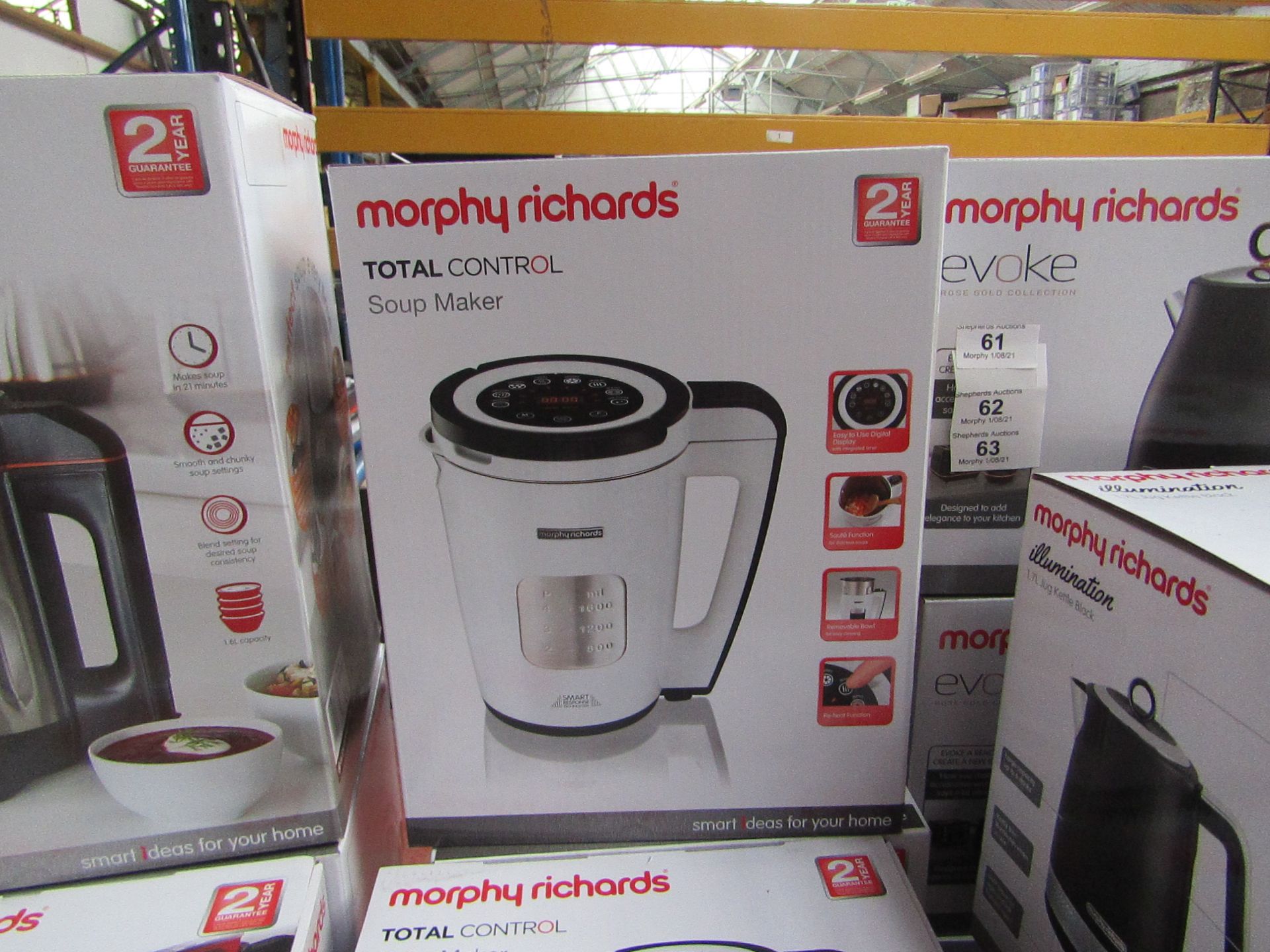 Morphy Richards Total Control soup maker, brand new and boxed. RRP £115