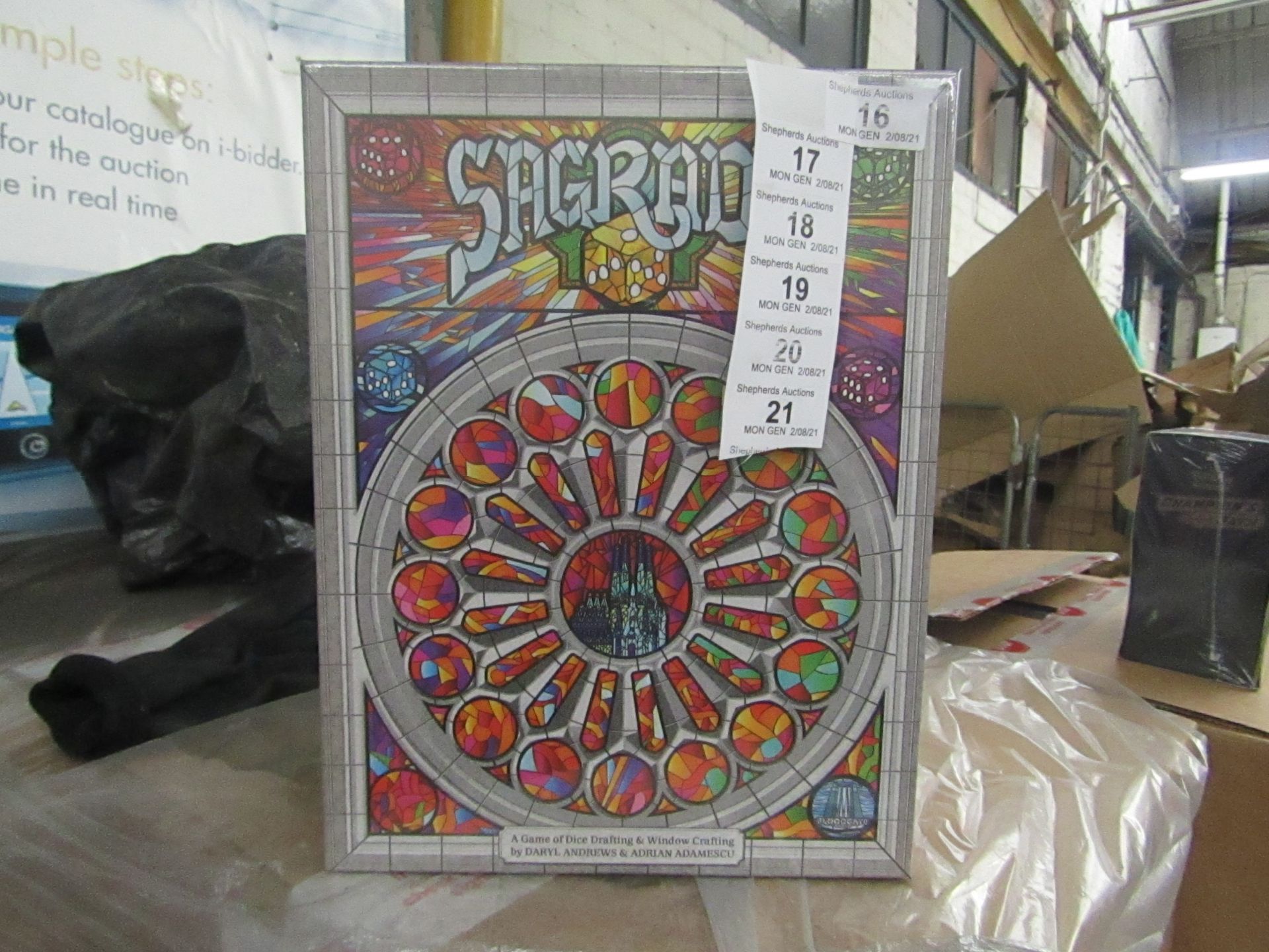 Floodgate - Sagrada Board Game - New & Packaged.