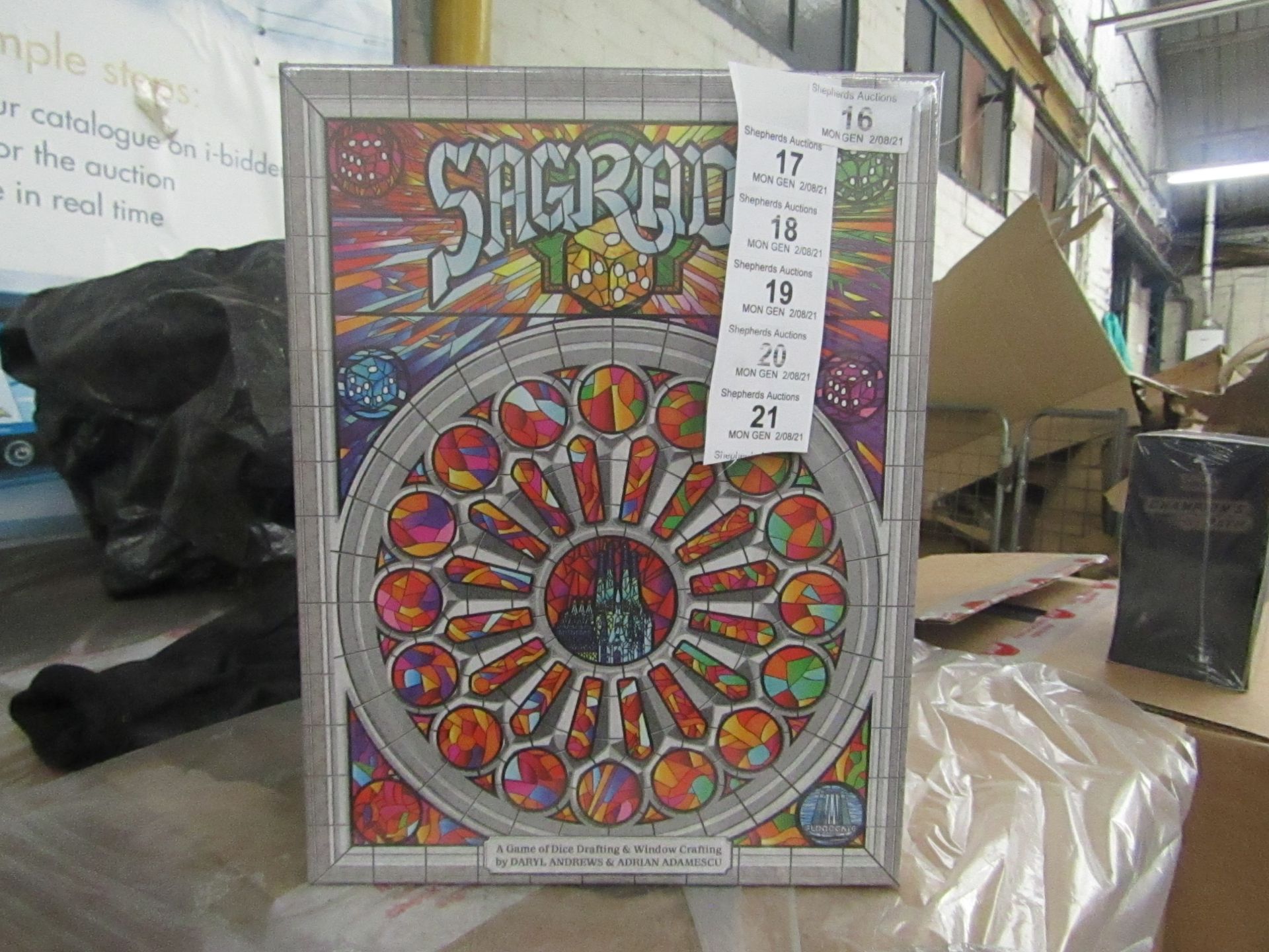 Floodgate - Sagrada Board Game - New & Packaged.