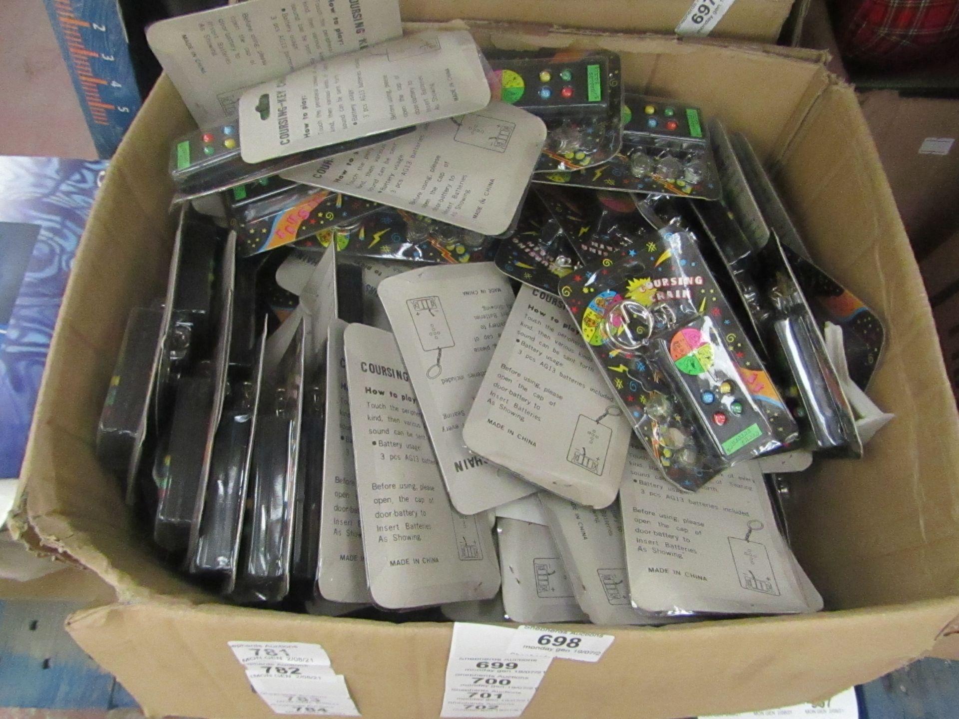 20x Cursing keyrings - Untested & Packaged.
