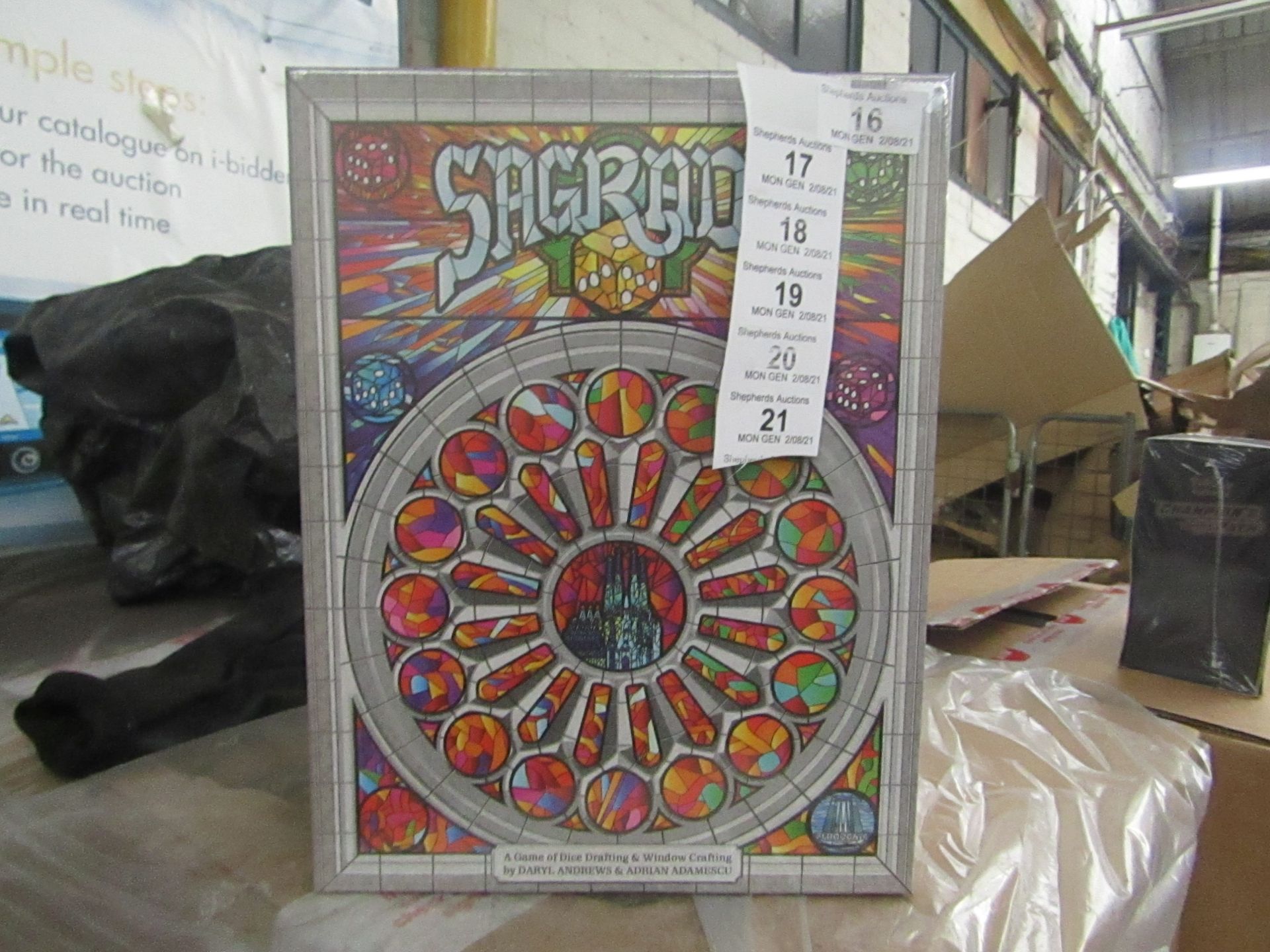 Floodgate - Sagrada Board Game - New & Packaged.