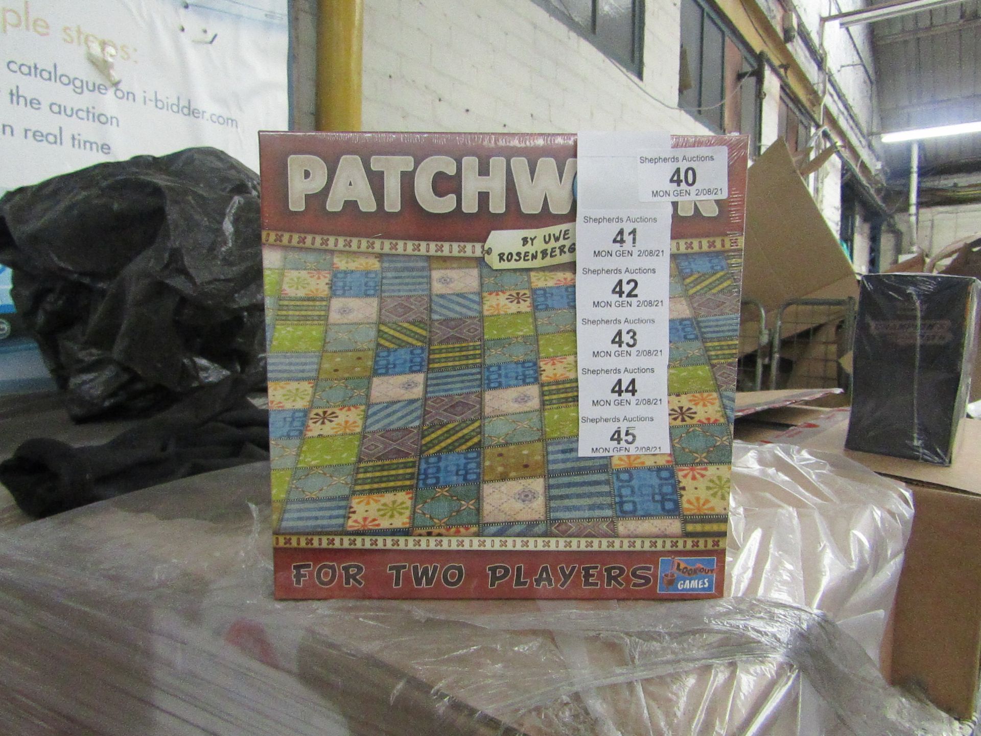 Lookout Games - Patchwork Board Game - New & Packaged.