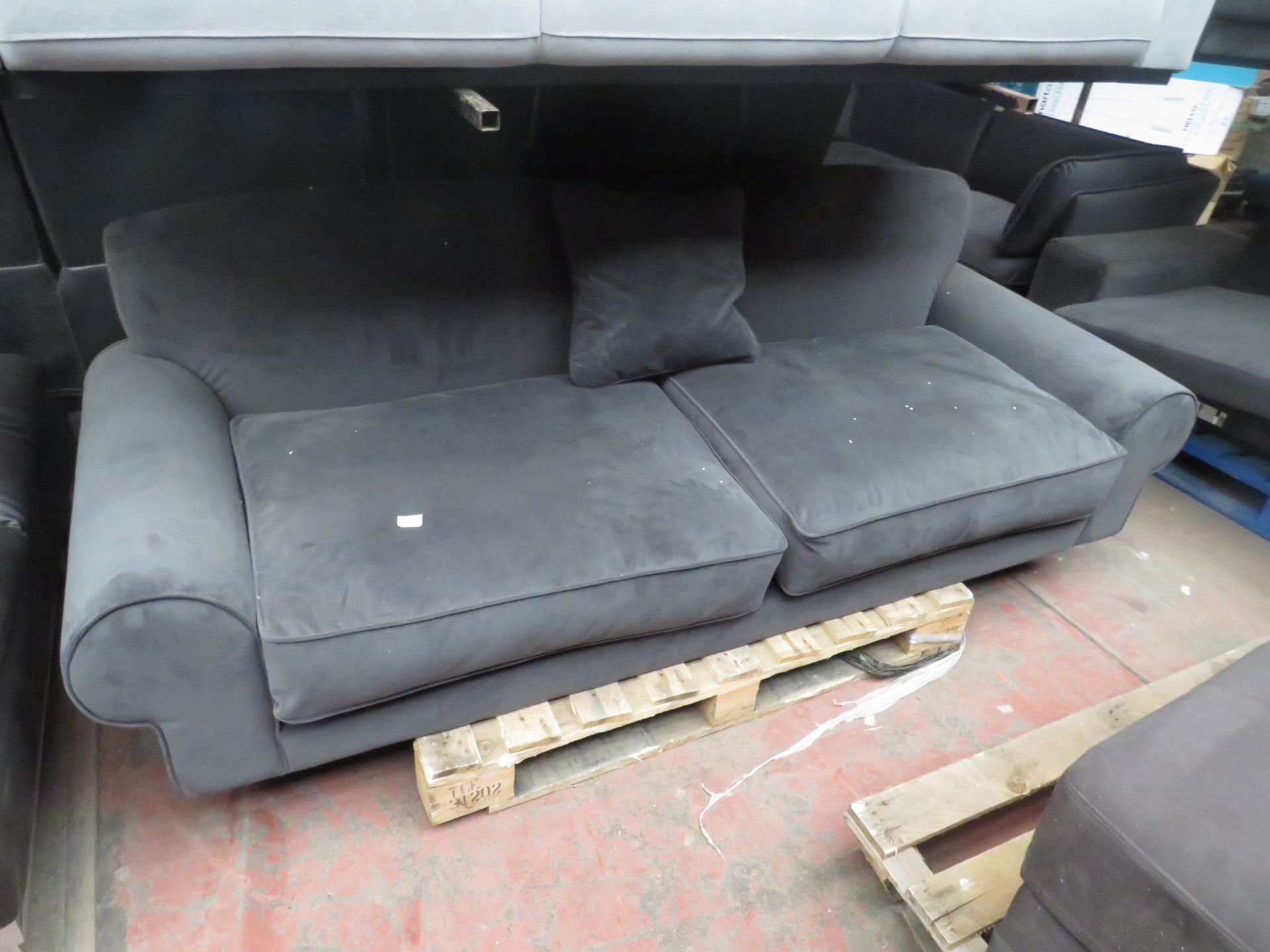 | 1x | SWOON 3 SEATER SOFA | ITEM HAS BEEN REFURBISHED AS THIS IS NOTICABLE ON THE BACK REST | RRP