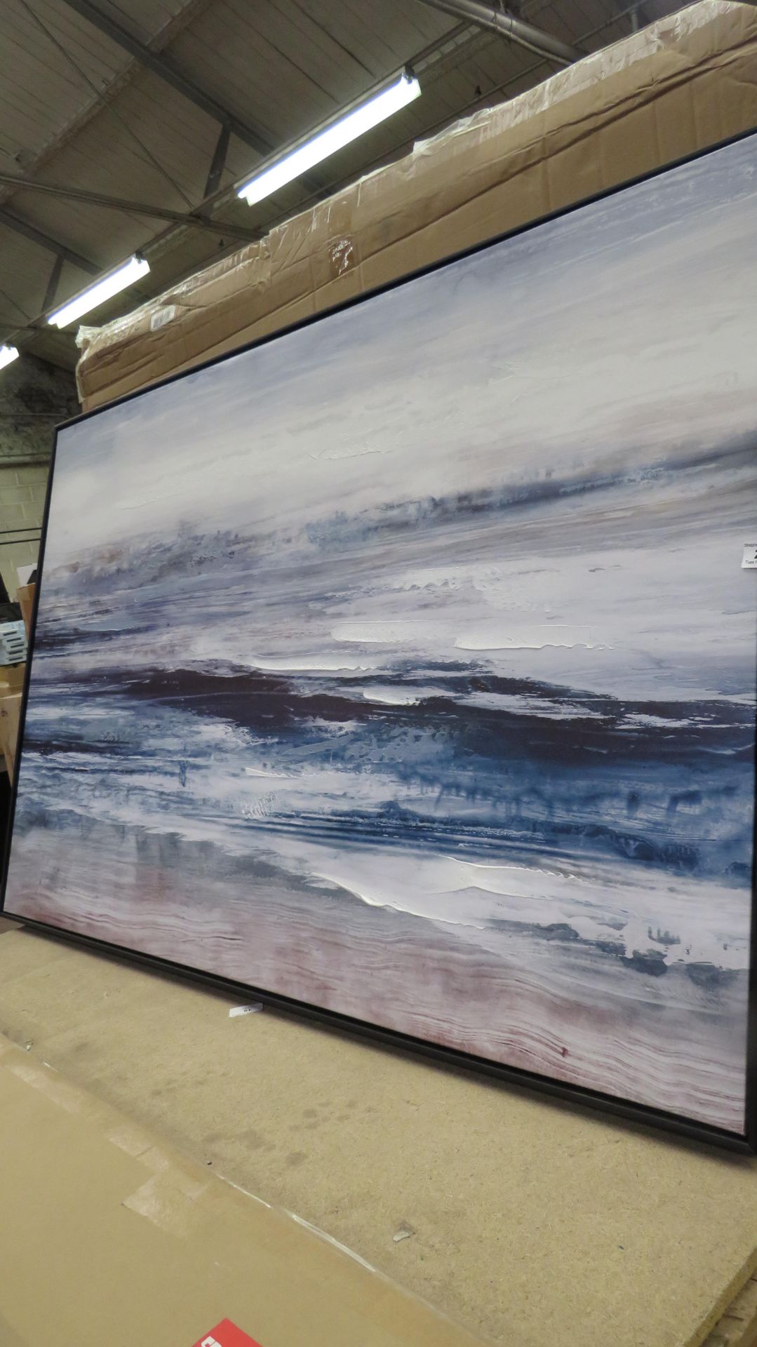 | 1X | COX & COX OCEAN ABSTRACT CANVAS | NO VISIBLE DAMAGE (NO GUARANTEE) & BOXED | RRP £195 |