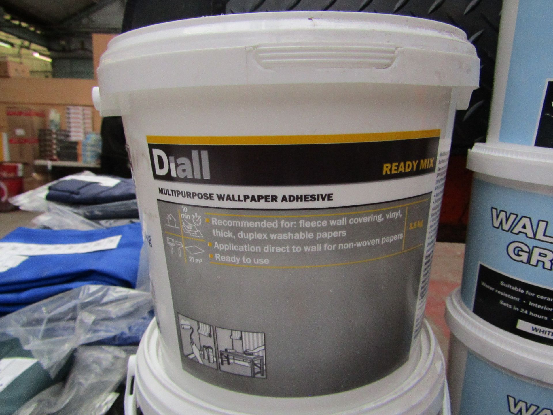 Diall - Multi-Purpose Wallpaper Adhesive (Ready Mix) - 3.5KG - Unused.