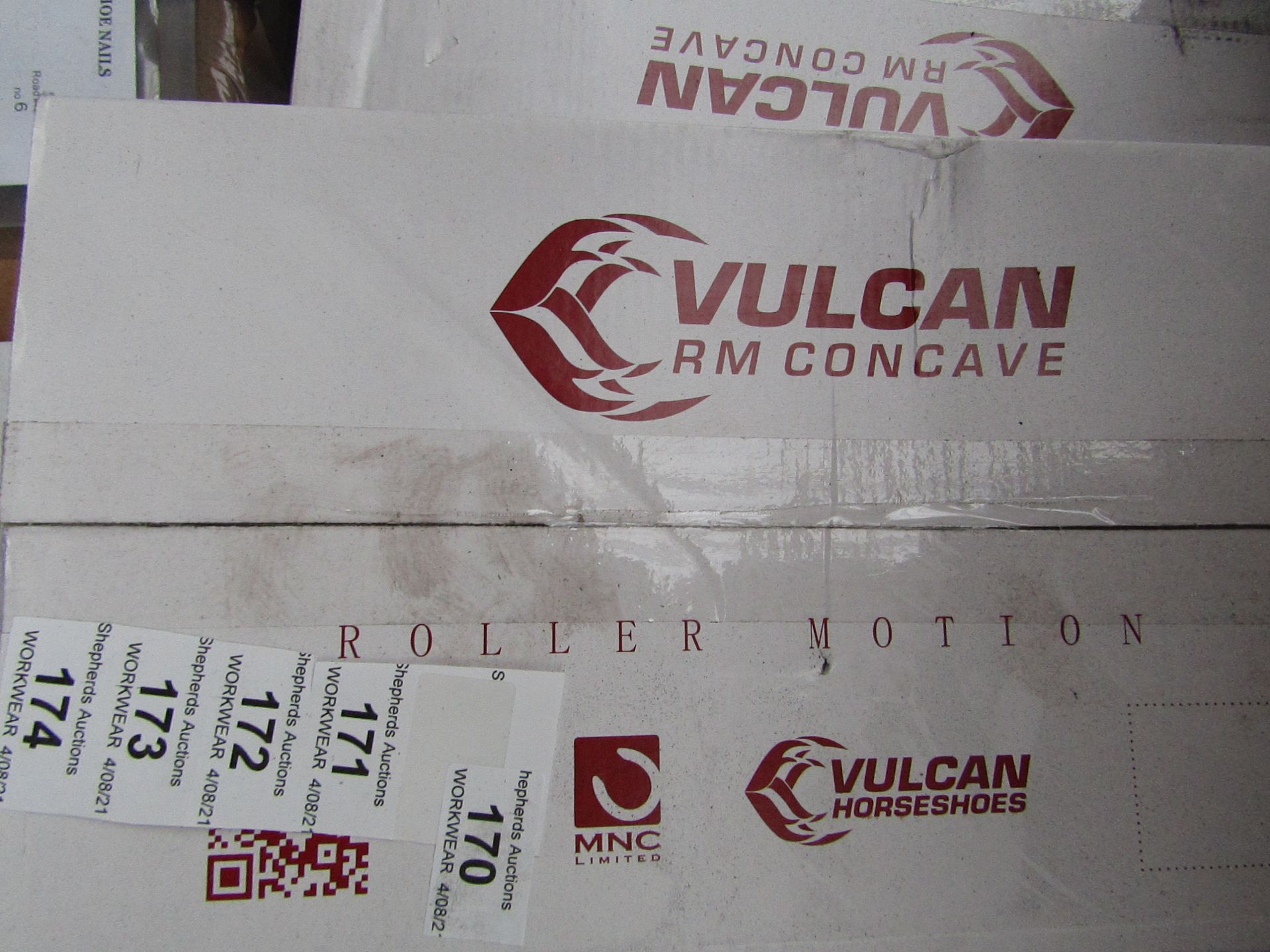 Vulcan - VRMSCH6 SIDE CLIP - HORSE-SHOES - 20X9.5 W.43/4" X 121MM (10 Pairs) - New & Boxed.