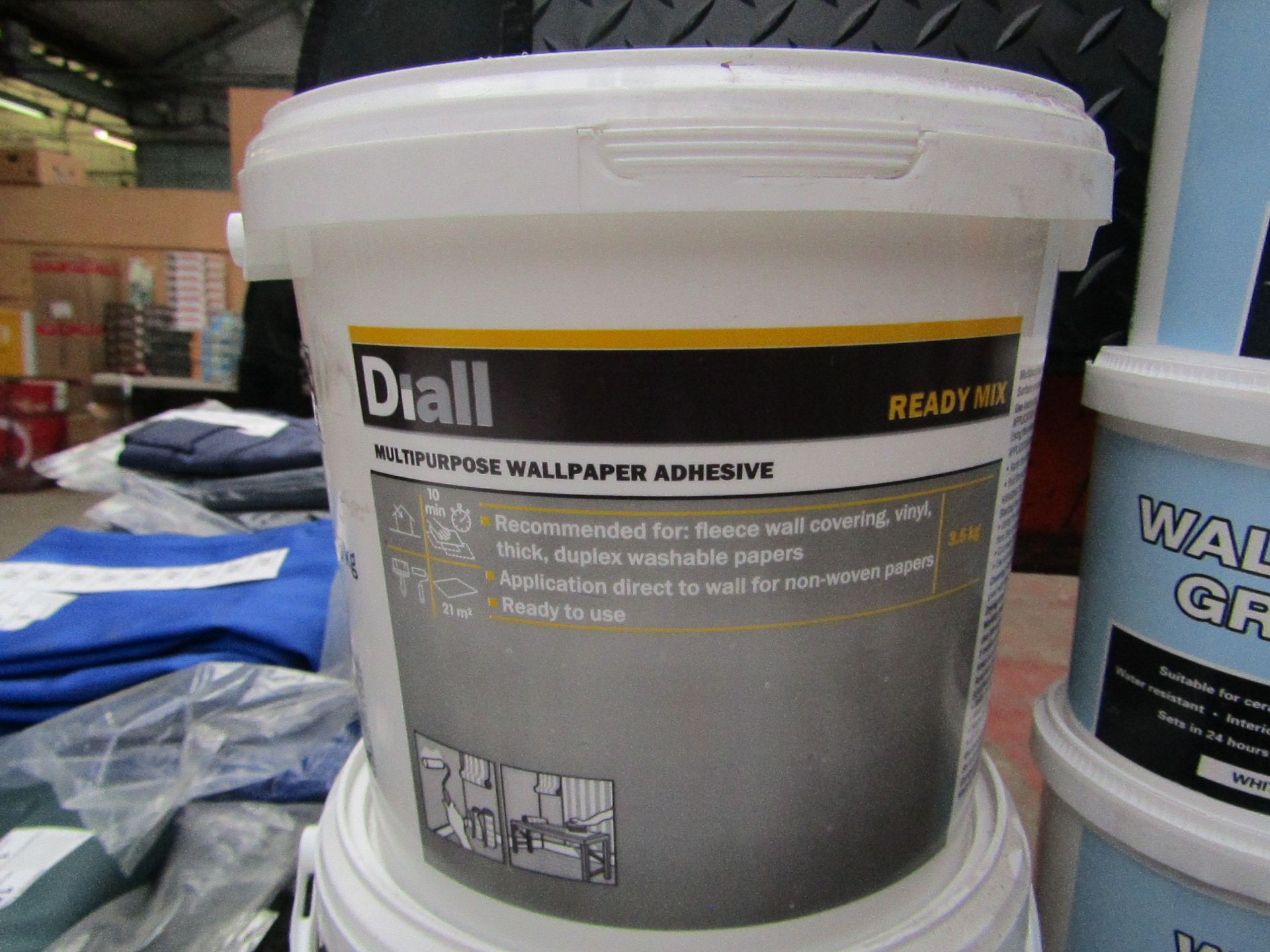 Diall - Multi-Purpose Wallpaper Adhesive (Ready Mix) - 3.5KG - Unused.