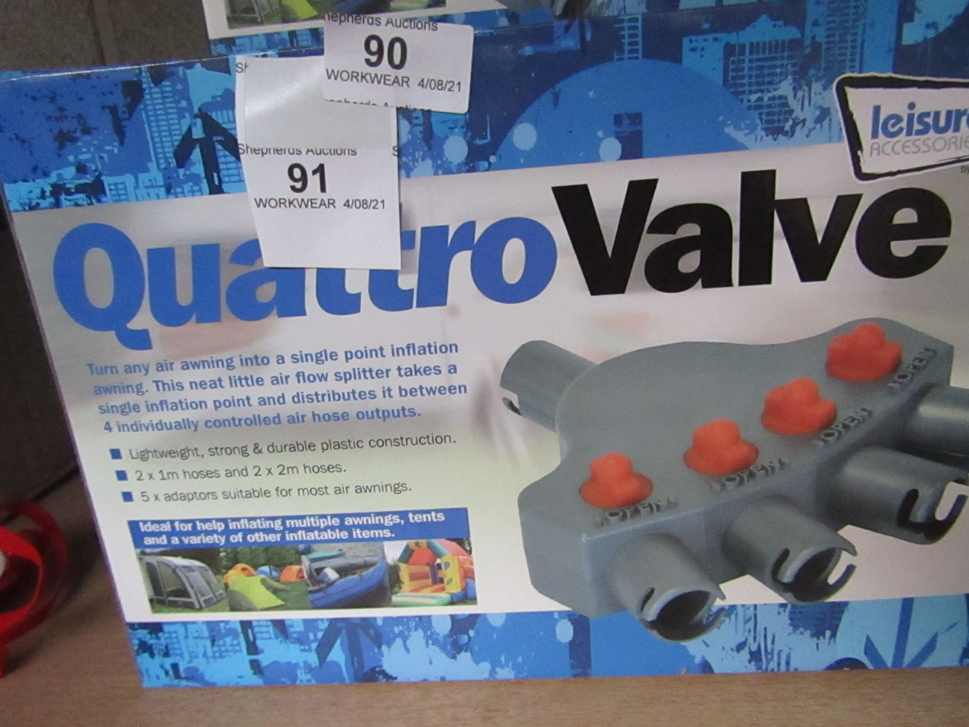 2x LeisureWize - Quattro Valve's - New & Boxed.