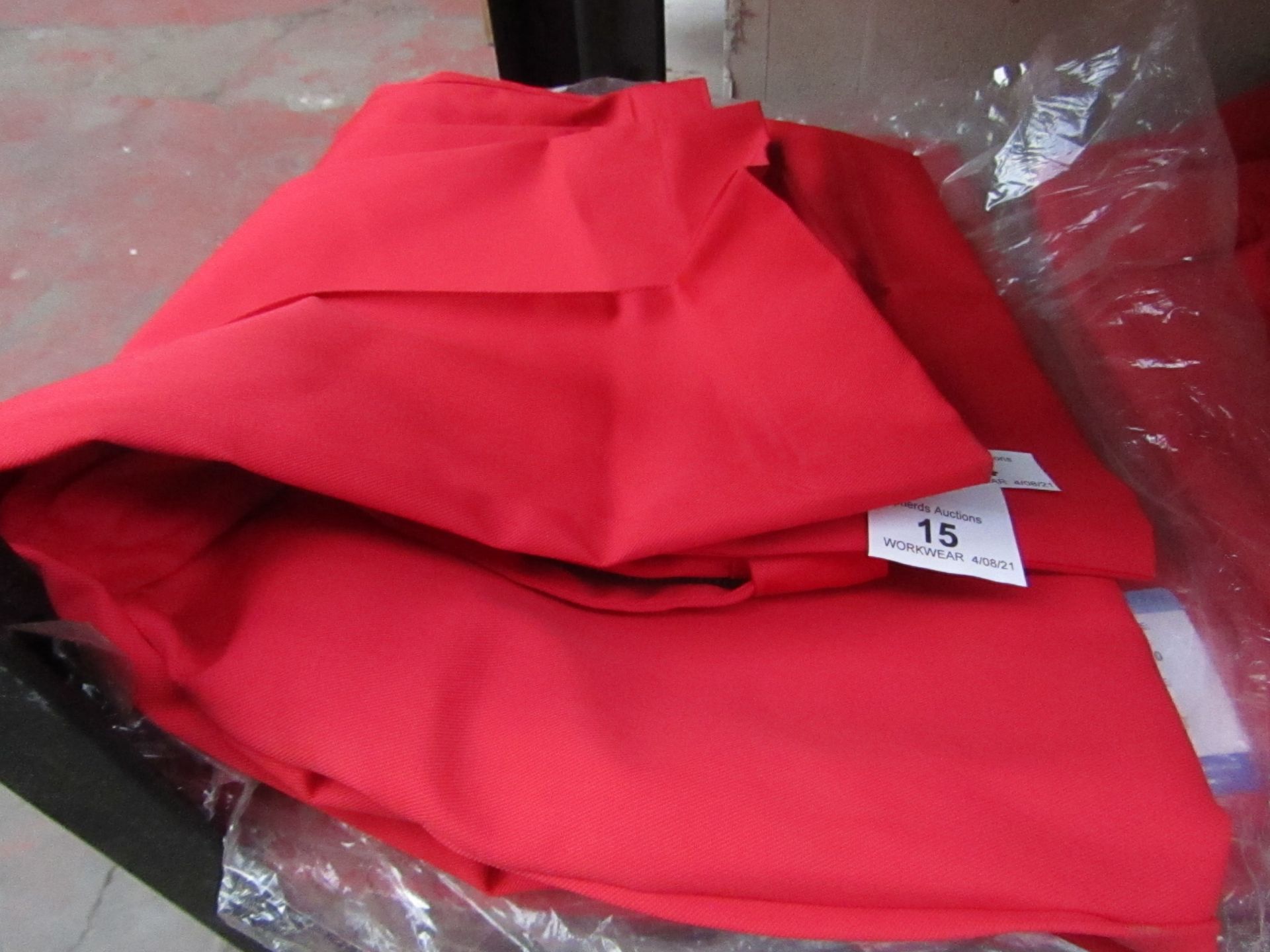 2x BenchMark - Work Trousers - Red - Size 48T - New & Packaged.