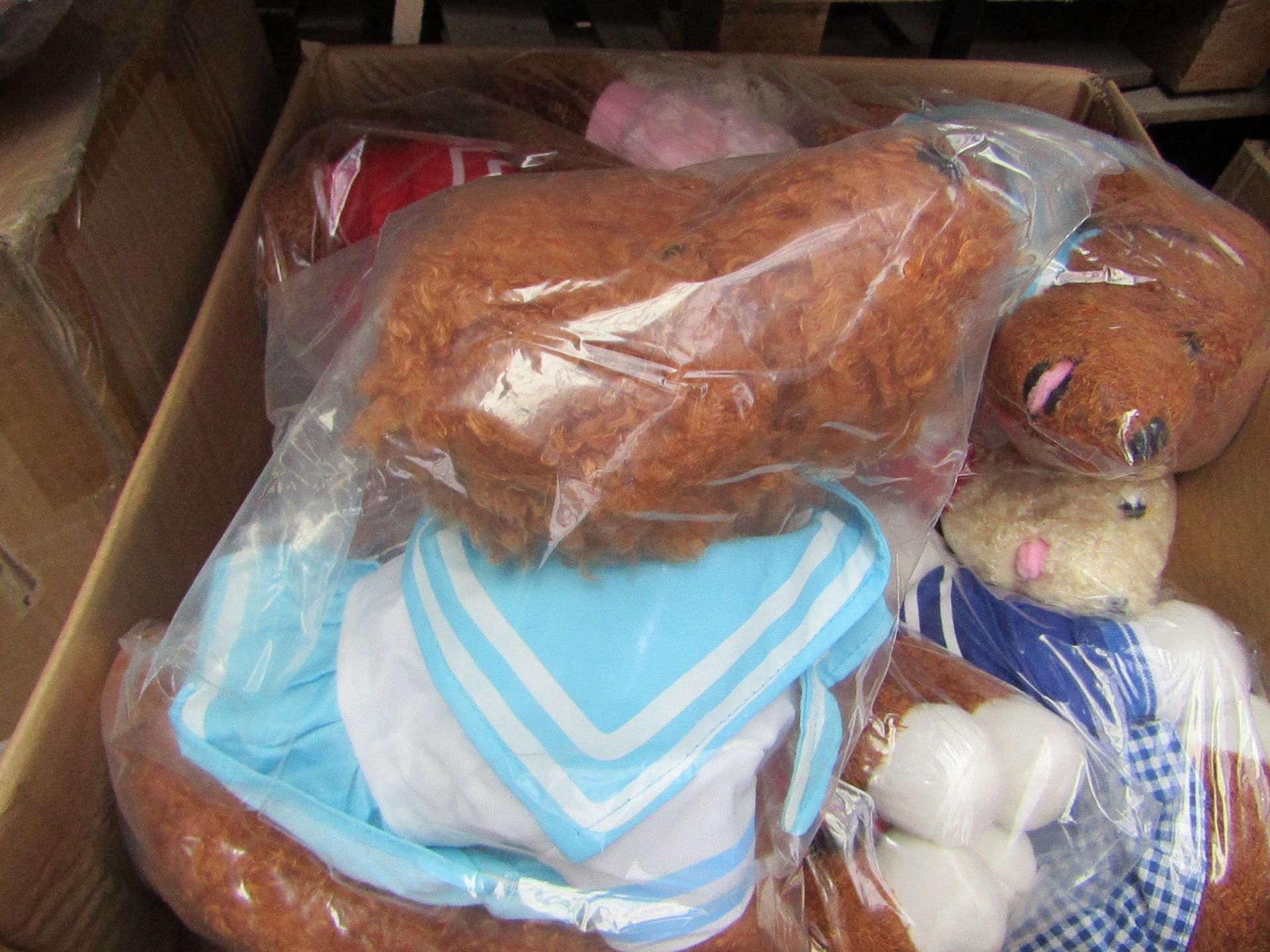 2x Plush - Dog Teddy - New & Packaged.