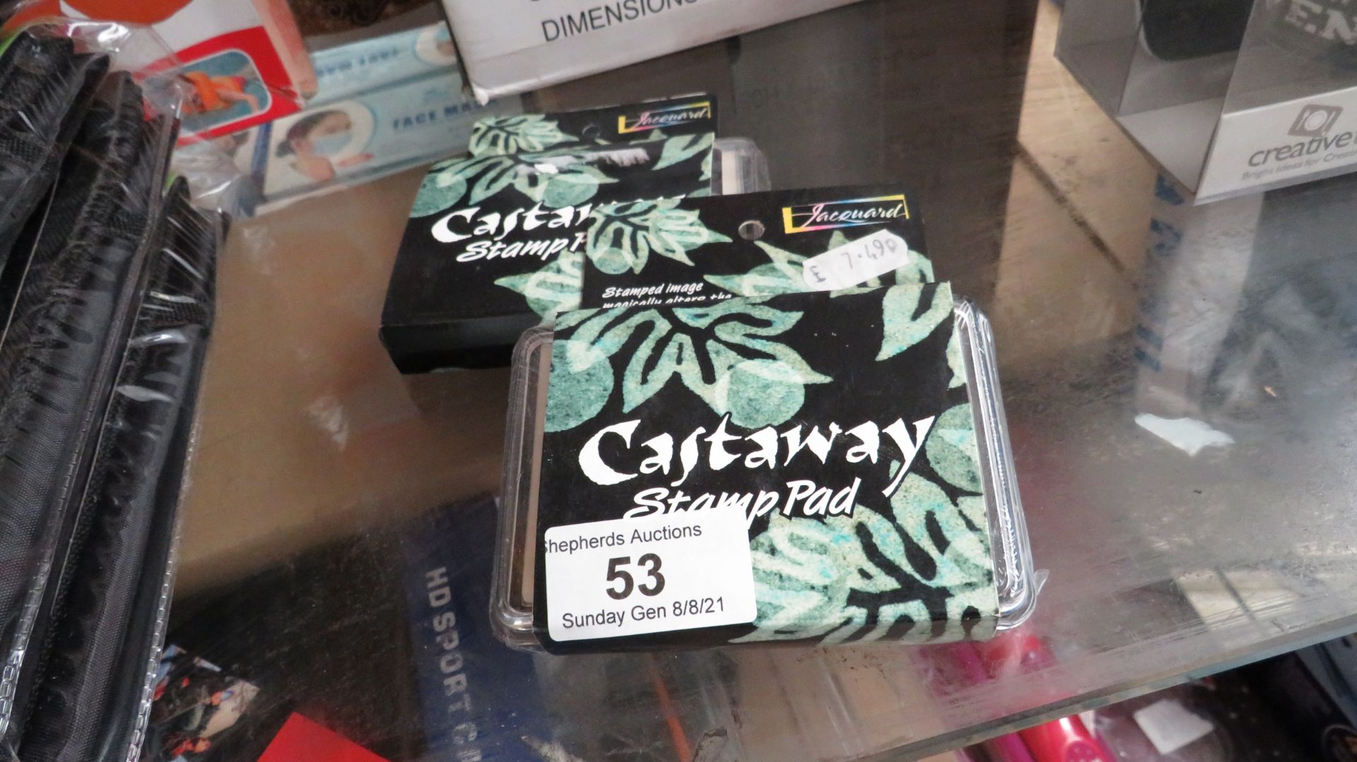 2x Castaway Stamp Pad - New & Packaged.