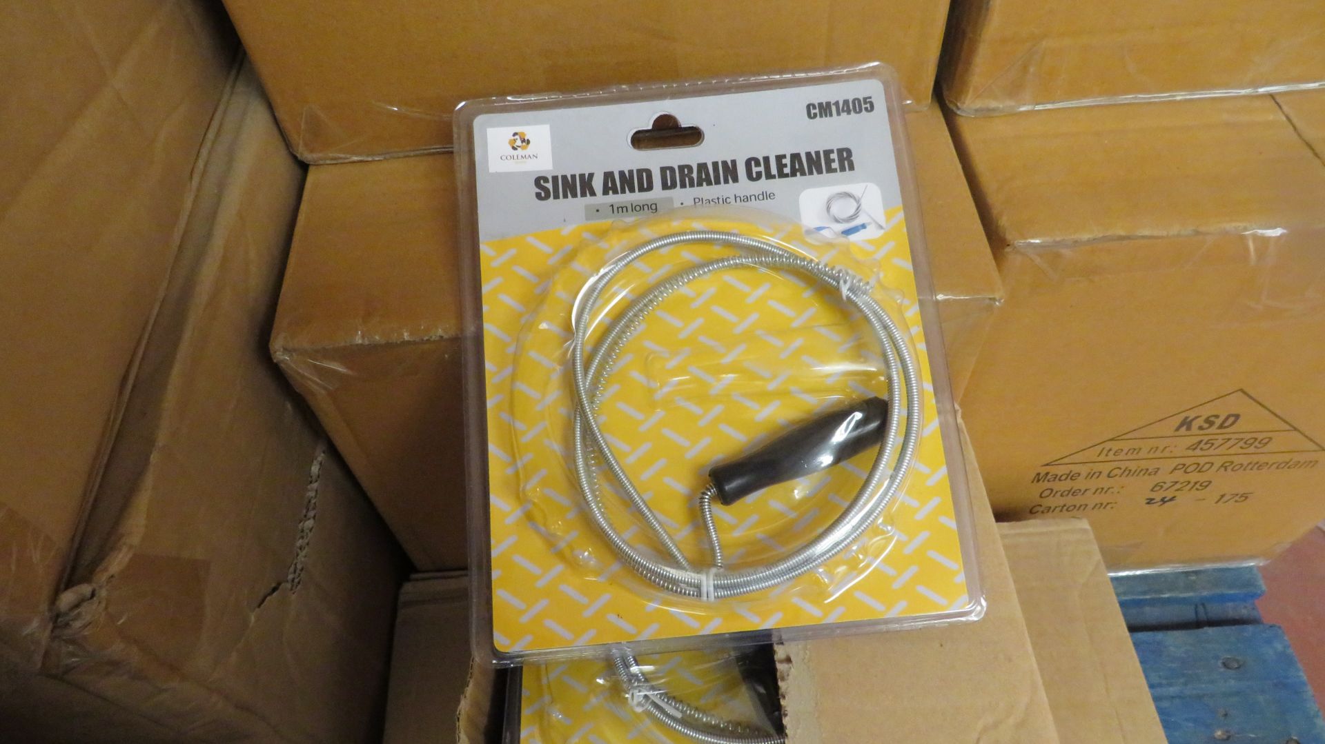 4x Coleman Sinc & Drain Cleaner, 1m Long - New & Packaged.
