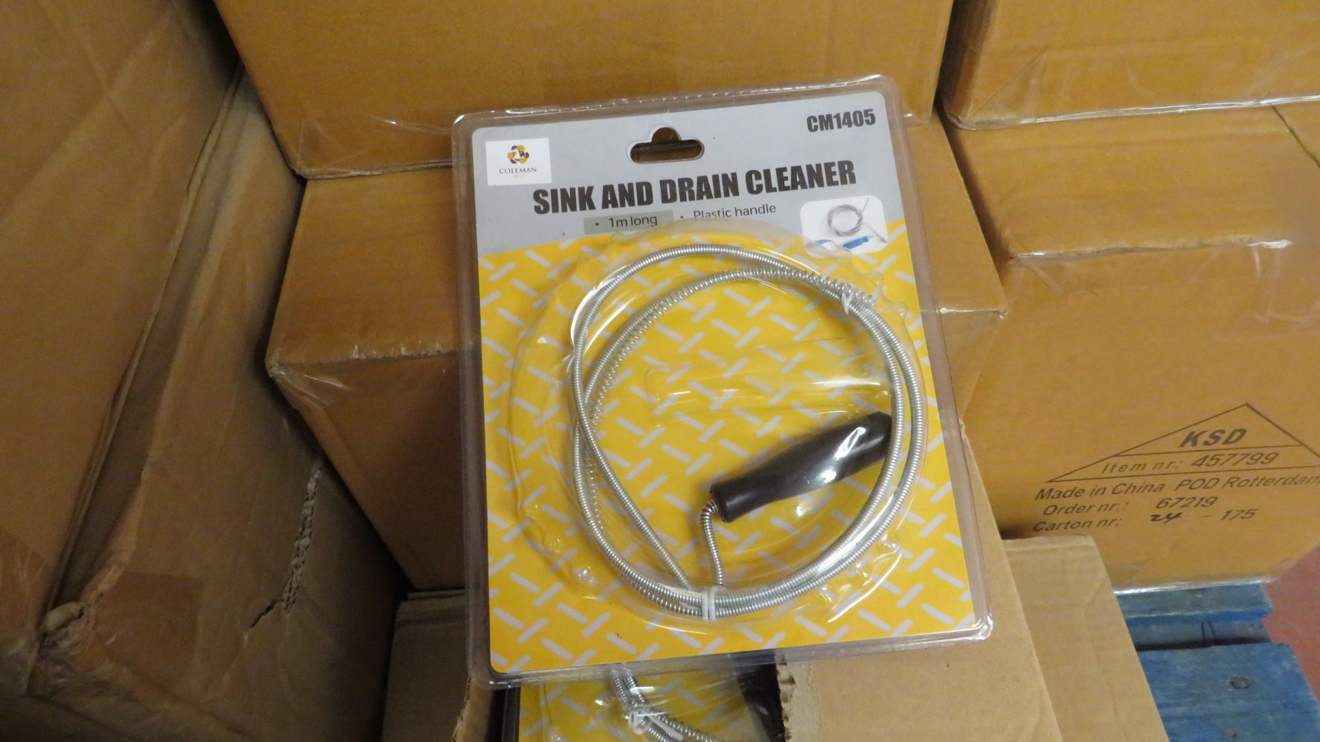 4x Coleman Sinc & Drain Cleaner, 1m Long - New & Packaged.