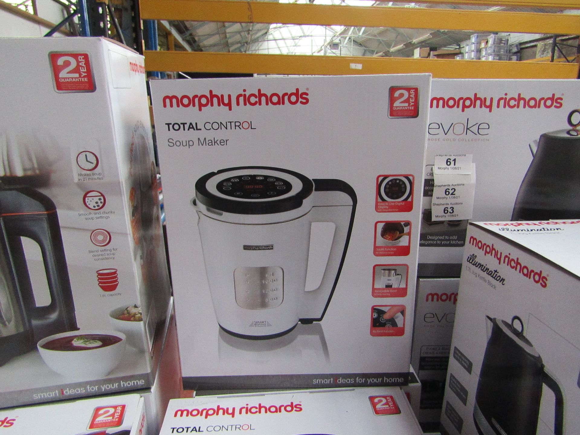 Morphy Richards Total Control soup maker, brand new and boxed. RRP £115