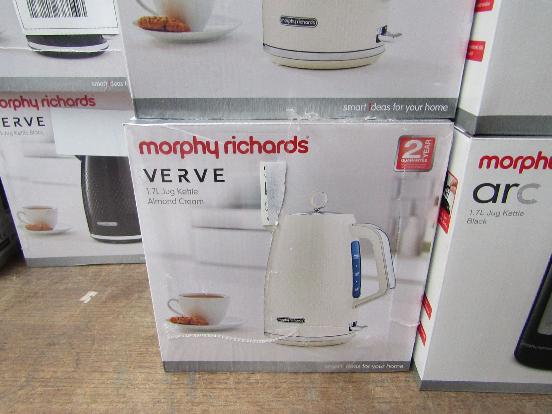 Morphy Richards Verve 1.7L jug cream kettle, brand new and boxed. RRP £42.99