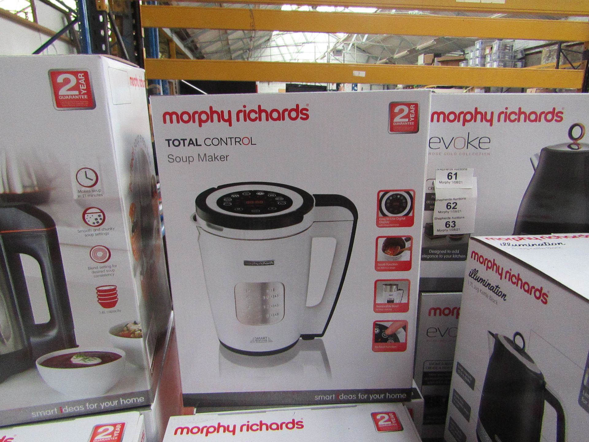 Morphy Richards Total Control soup maker, brand new and boxed. RRP £115