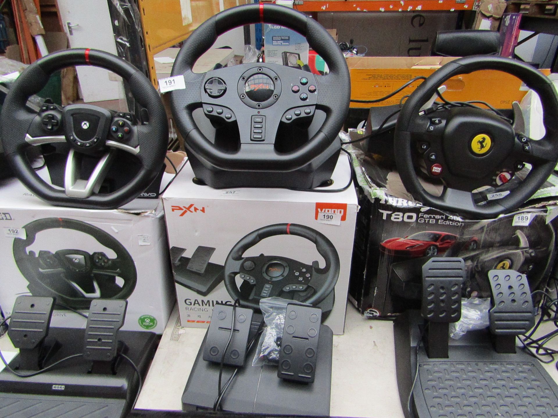 PXN Racing wheel & Pedals for all platforms - Untested & Boxed - RRP £90