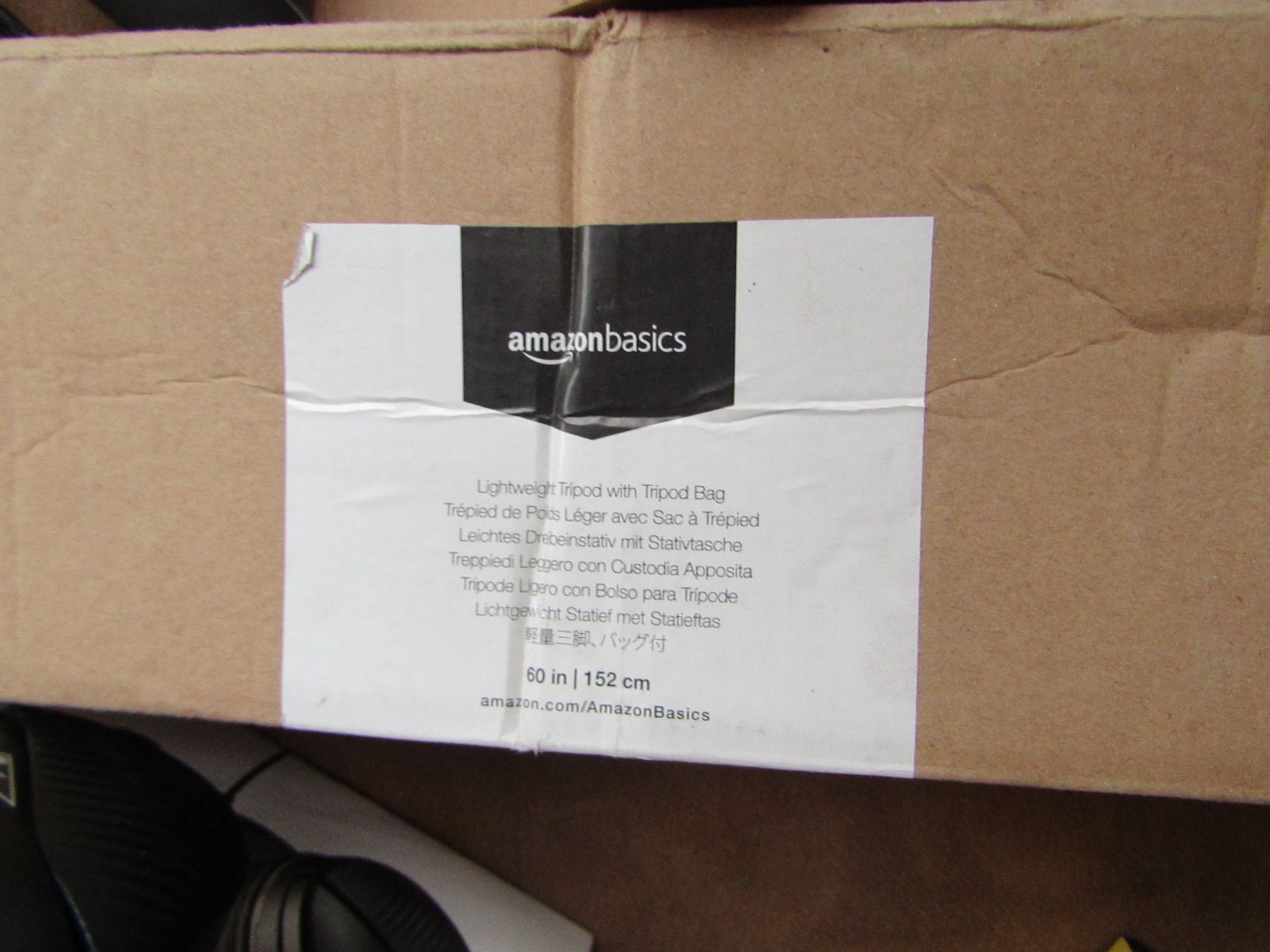 Amazon Bascis Lightweight Tripod Stand with Bag - Unchecked & Boxed -