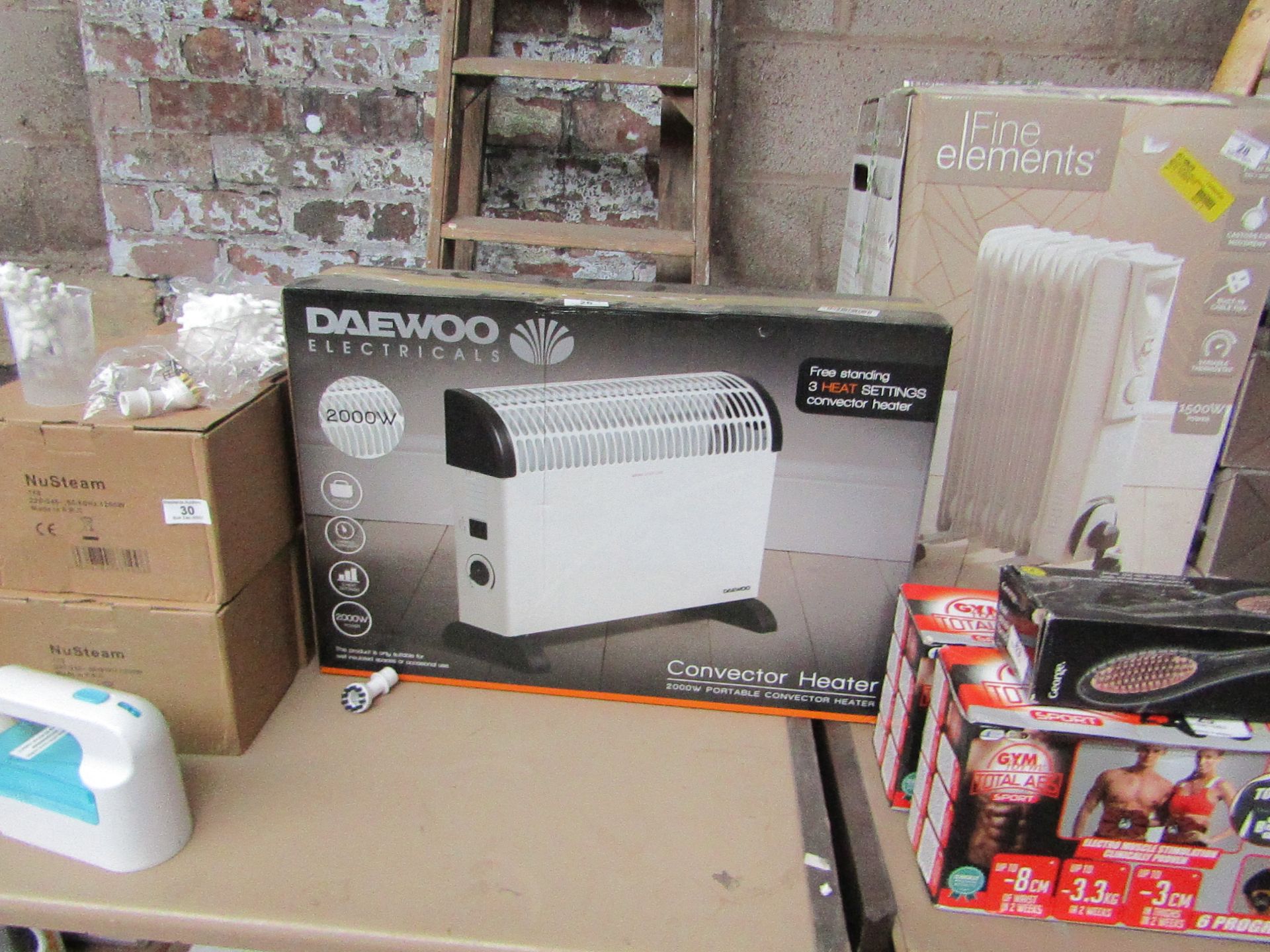 | 1X |DAEWOO ELECTRICALS 2000W CONVECTOR HEATER | UNCHECKED & BOXED | NO ONLINE RESALE | SKU