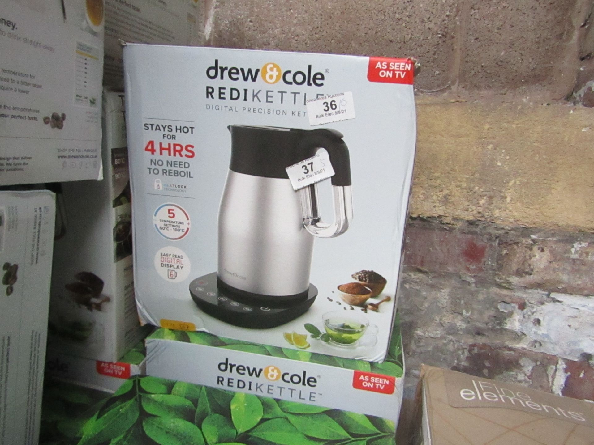 | 10X | DREW & COLE REDI KETTLE | UNCHECKED AND BOXED | NO ONLINE RESALE | RRP £69.99 | TOTAL LOT