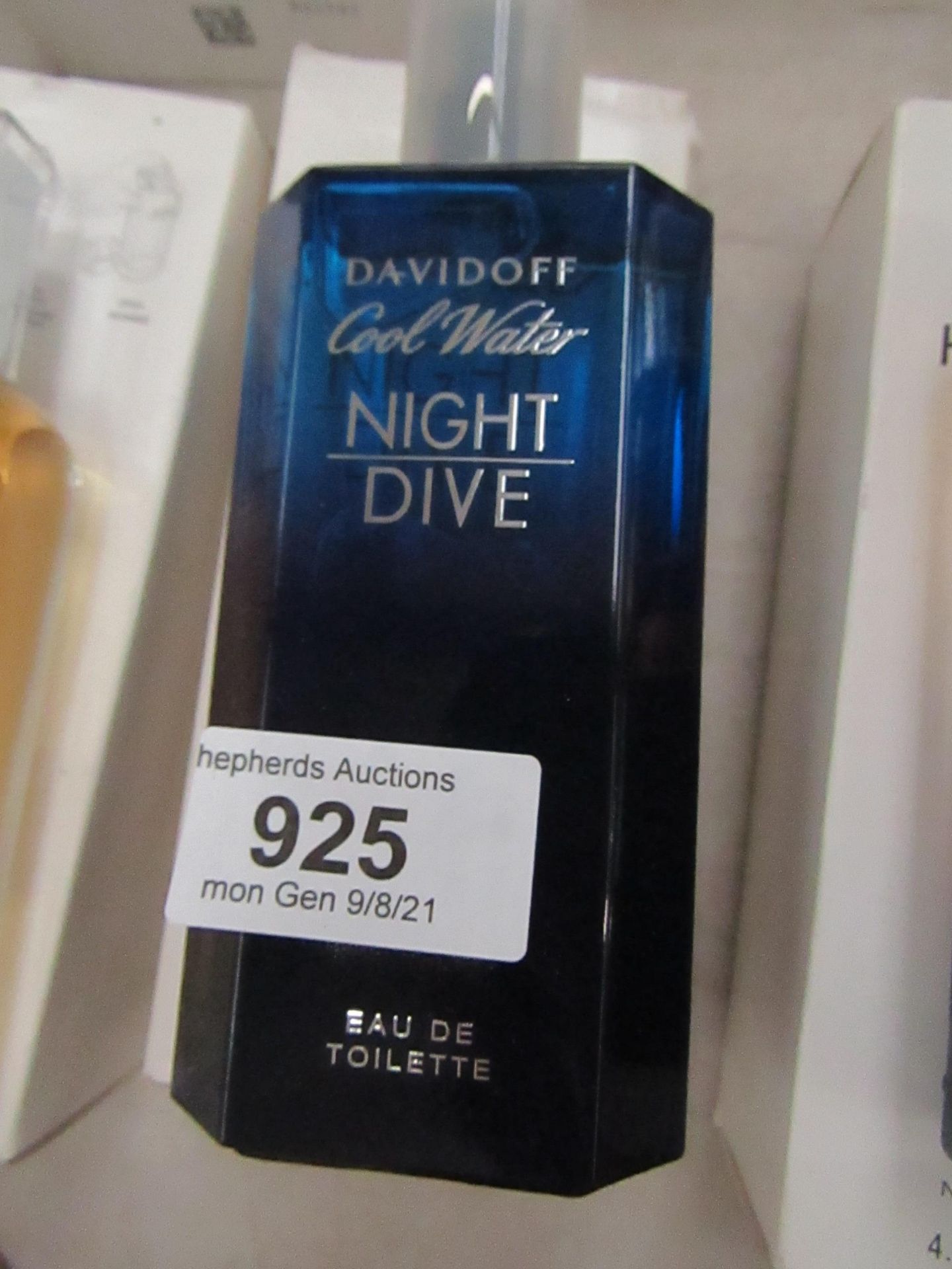 125ml Bottle of Davidoff cool water night dive, Looks to be full