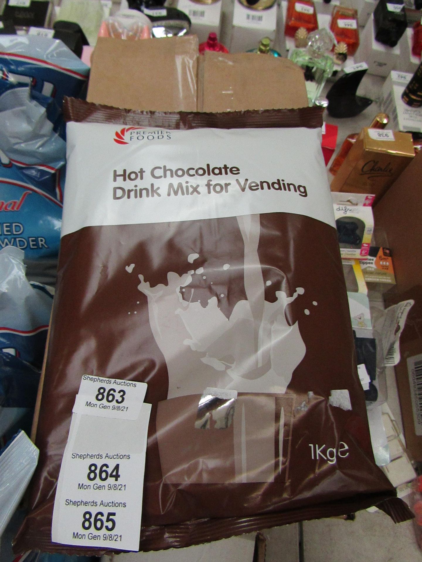 premier foods - 1 kG  hot chocolate drink mix for vending - BBD aug 2020 - Unused & Packaged.