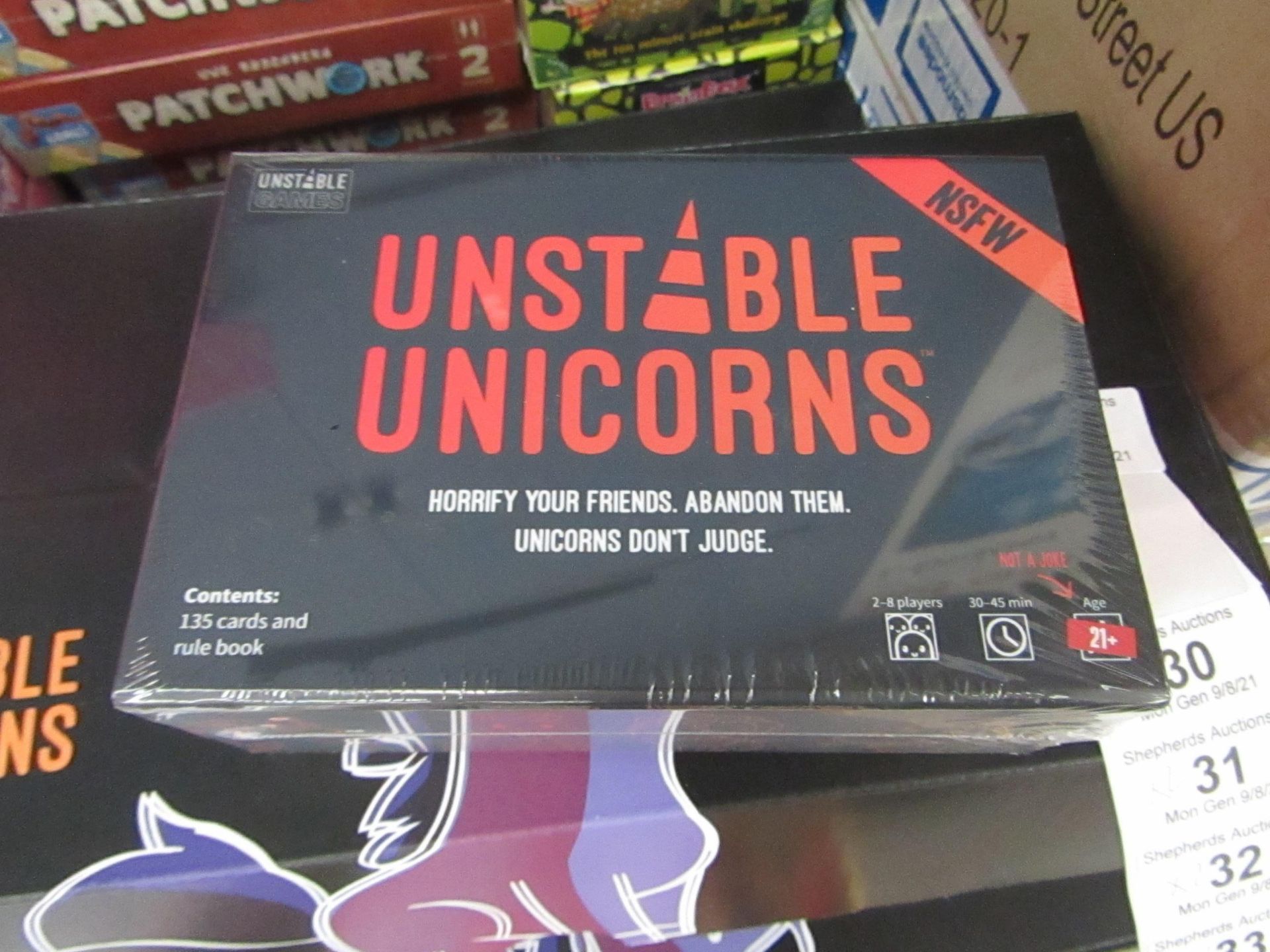 2x Unstopable Unicorn's - Card Game - New & Packaged.