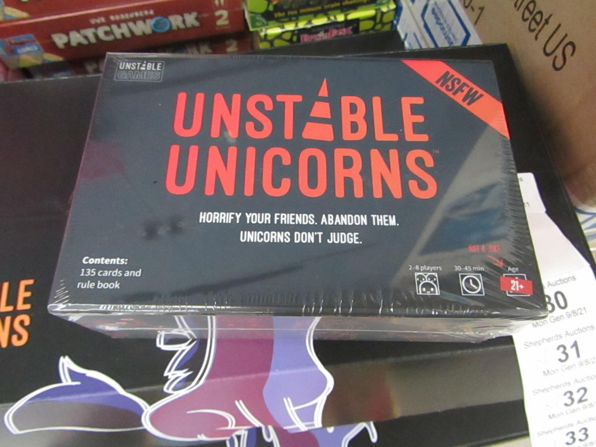 2x Unstopable Unicorn's - Card Game - New & Packaged.