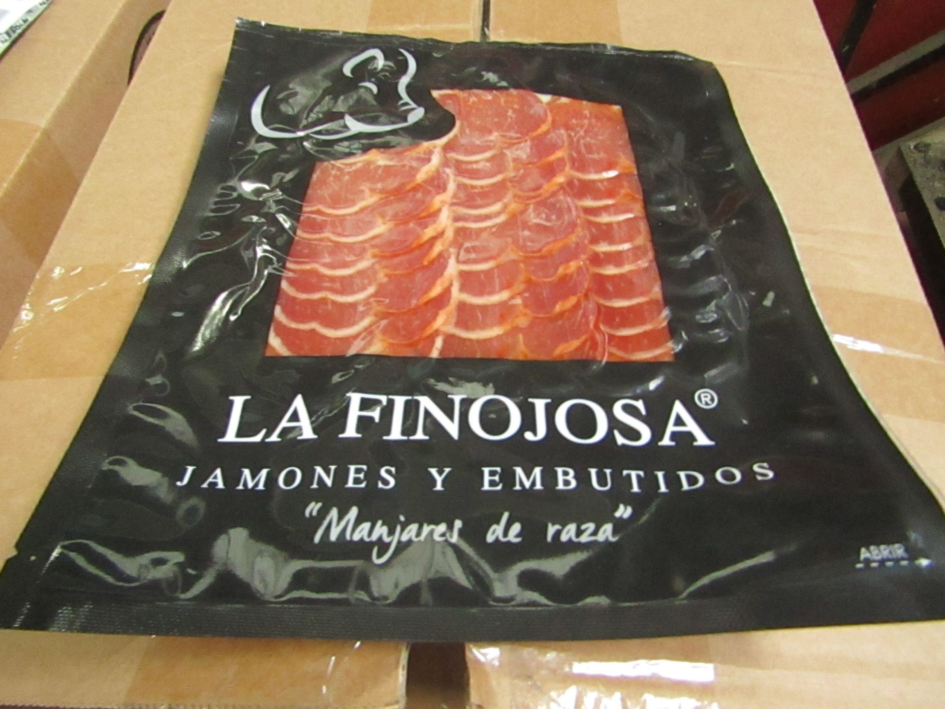 10 x La Finojosa 100g Packets Hand Carved Iberico Ham BB 7.3.22 RRP £24.50 per packet on Amazon