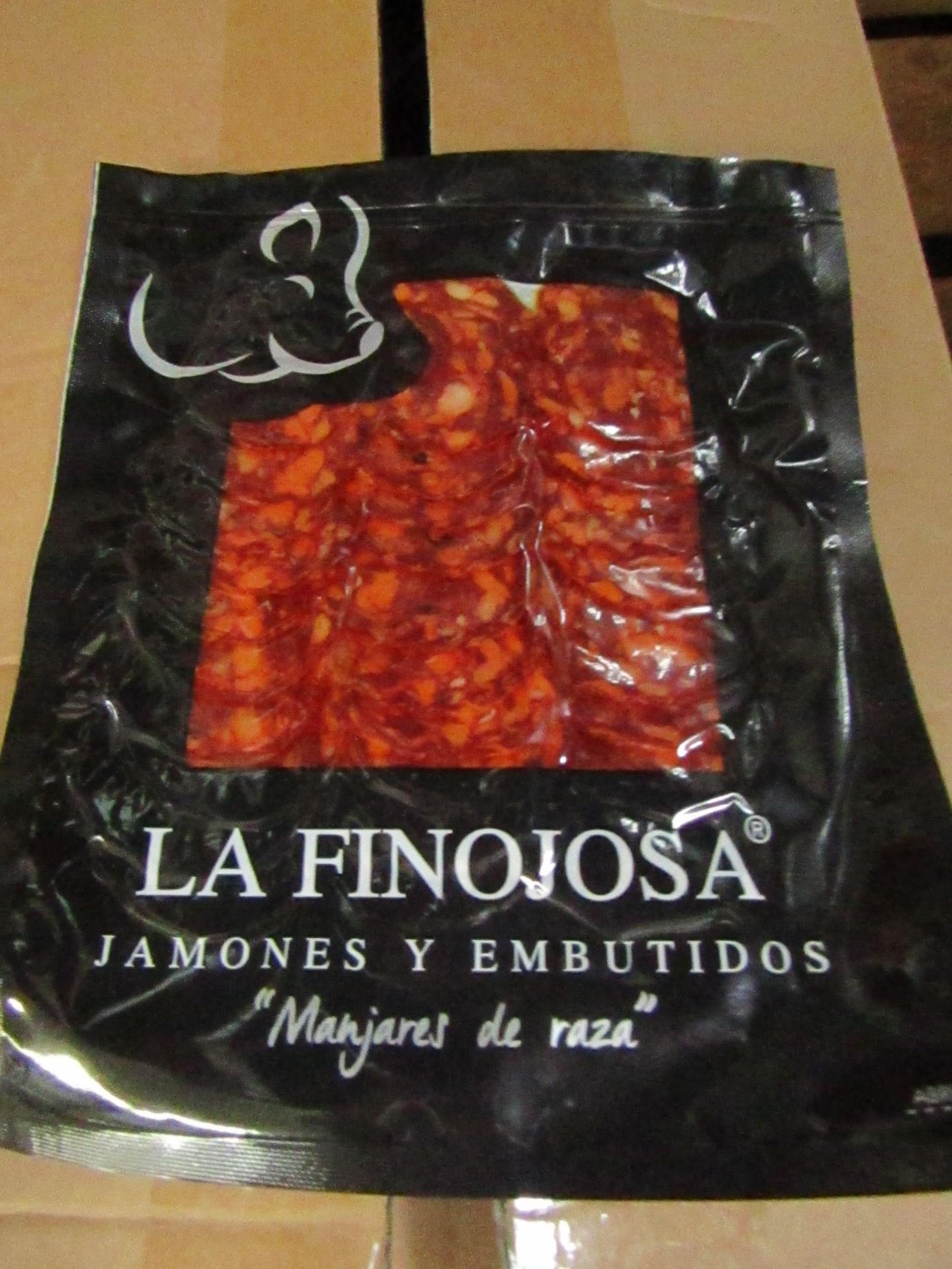 10 X 100G PACKETS LA FINOJOSA chorizo BB 13.3.22 RRP £5 PER PACKET IBERICO DE BELLOTA PATA NEGRA NEW