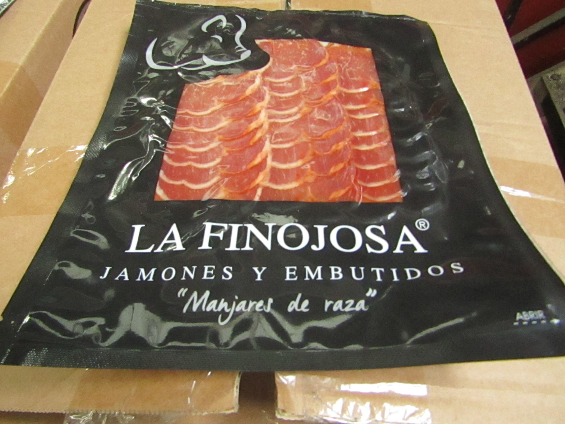 10 x La Finojosa 100g Packets Hand Carved Iberico Ham BB 7.3.22 RRP £24.50 per packet on Amazon