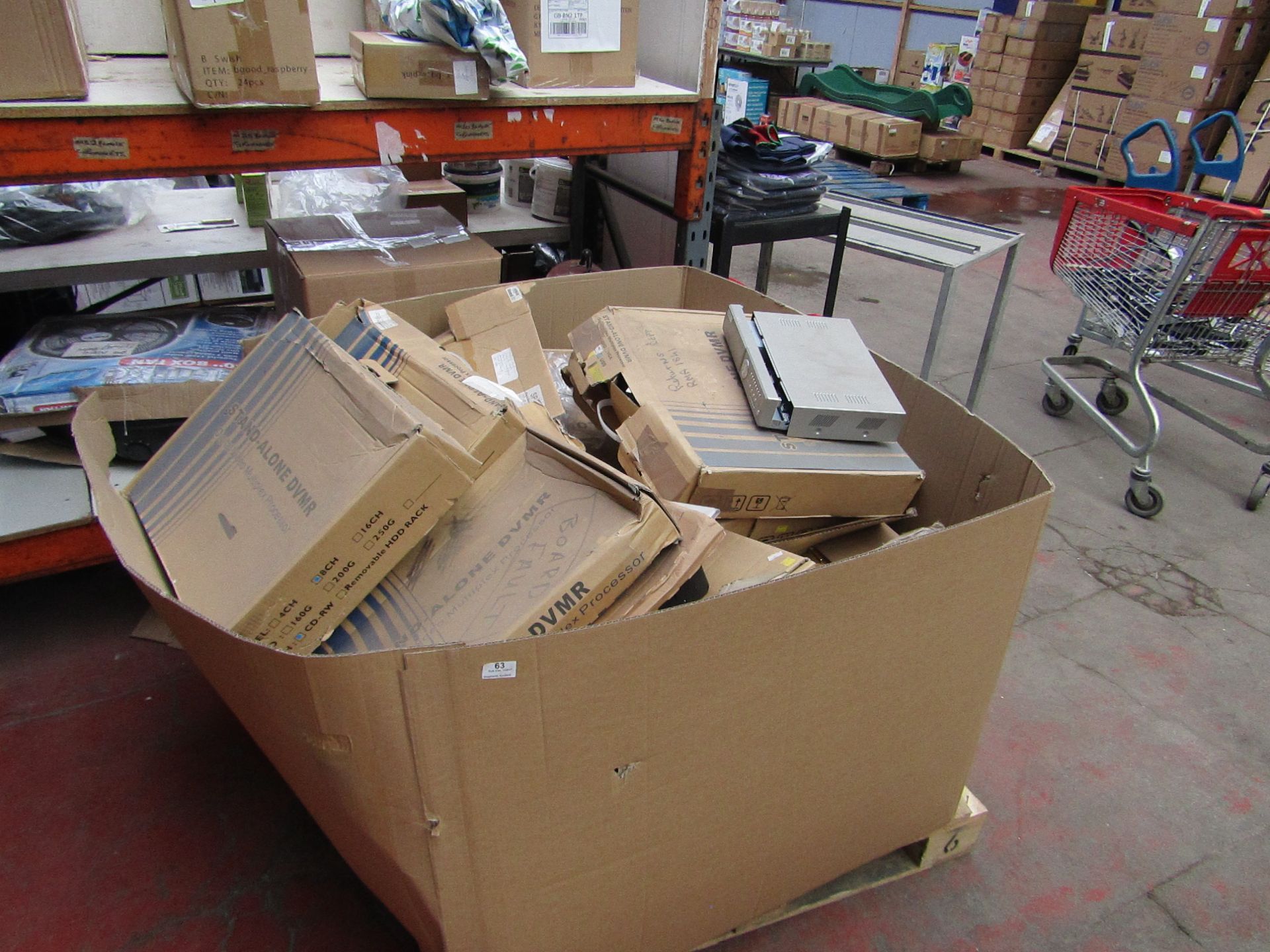 1X PALLET CONTAINING APPROX 20 CCTV DVR SYSTEMS - ALL UNCHECKED AND BOXED |