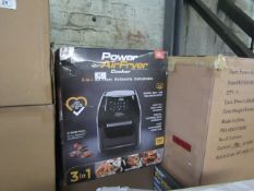| 5X | POWER AIR FRYER 5.7L | UNCHECKED & BOXED | NO ONLINE RESALE | RRP £149.99 | TOTAL LOT RRP £